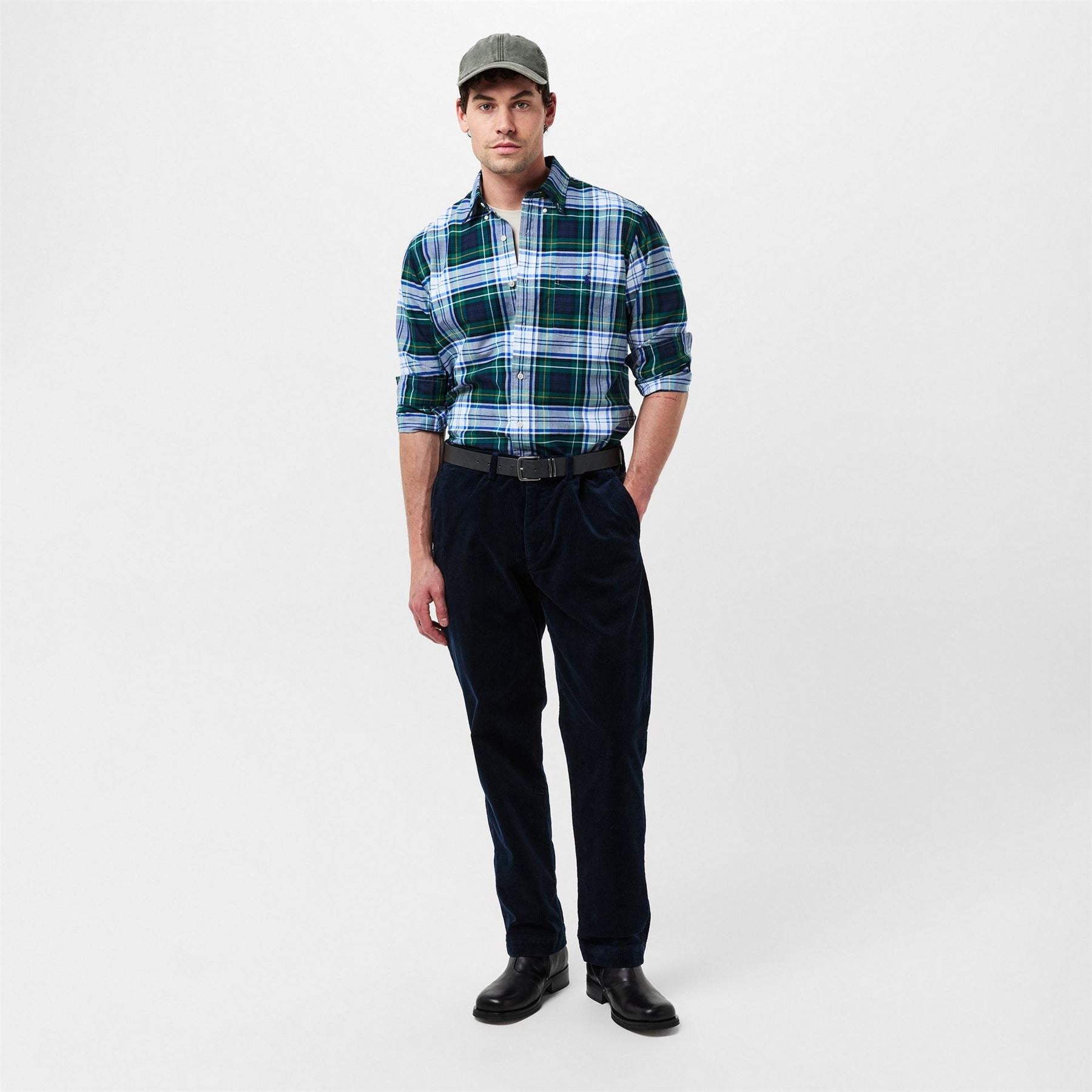 Polo Ralph Lauren Checkered Button Down Collar Long Sleeve Shirt