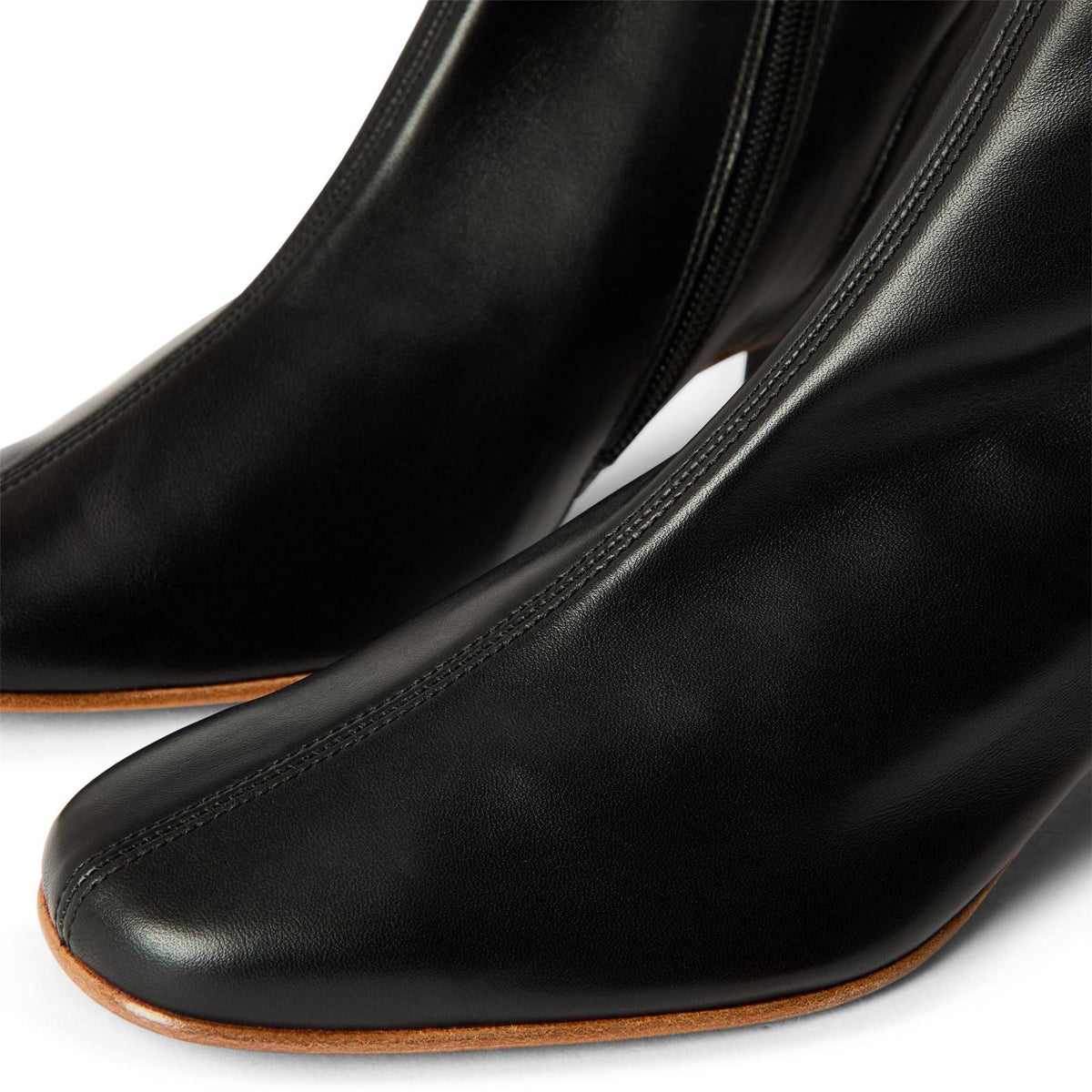 By Far Leather Heeled Boots