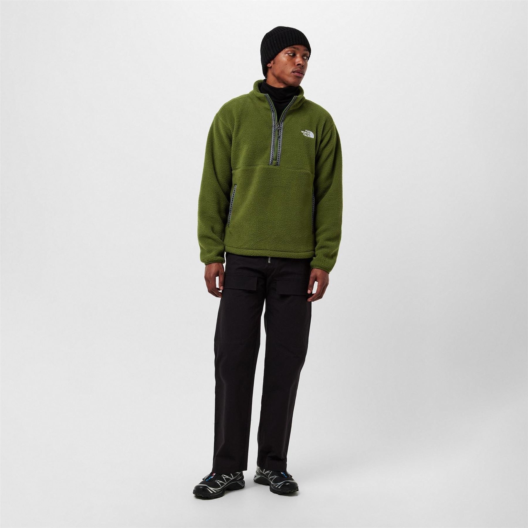The North Face Funnel Neck Zip Long Sleeve Sweatshirt