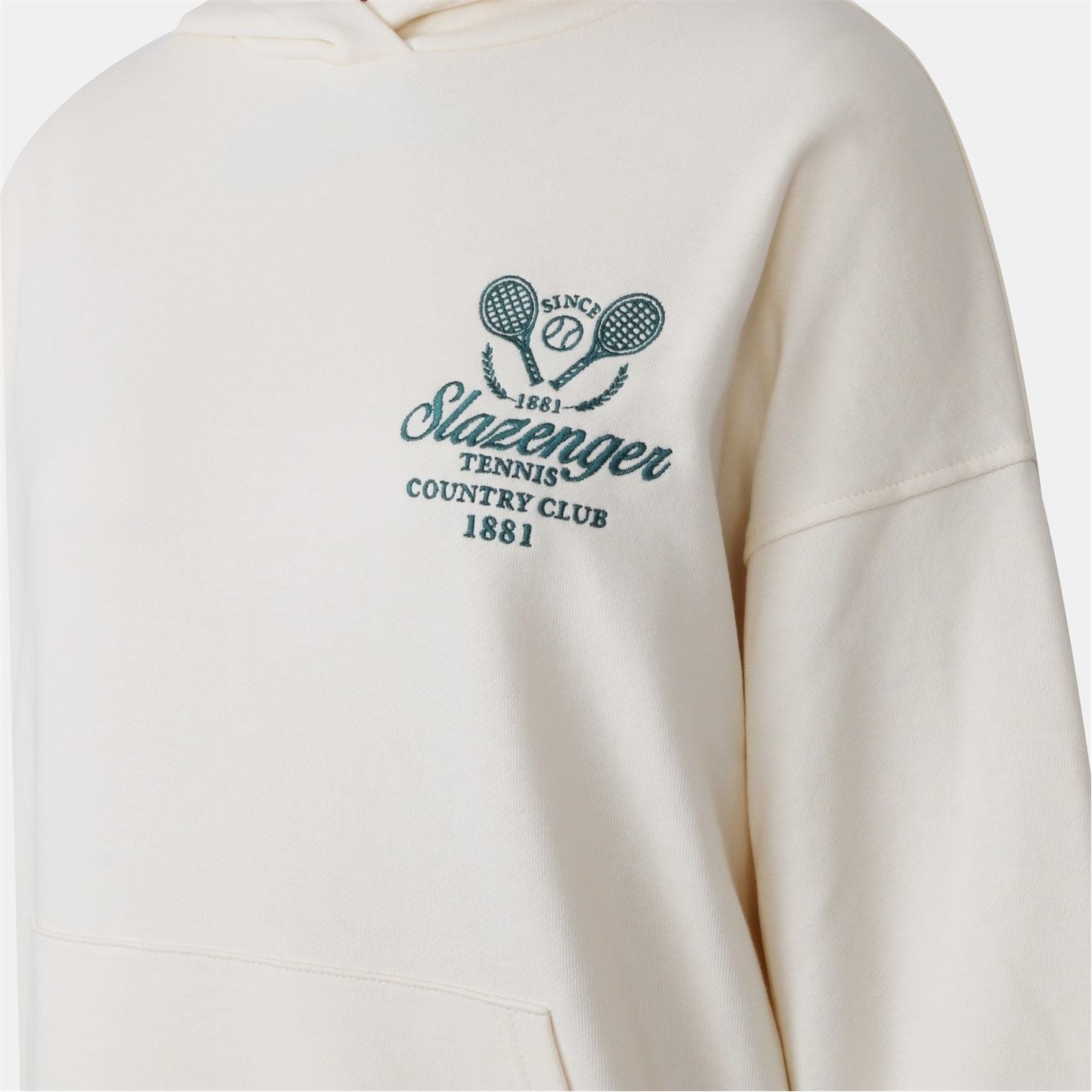 Slazenger Tennis Drop Shoulder Long Sleeve Sweatshirt