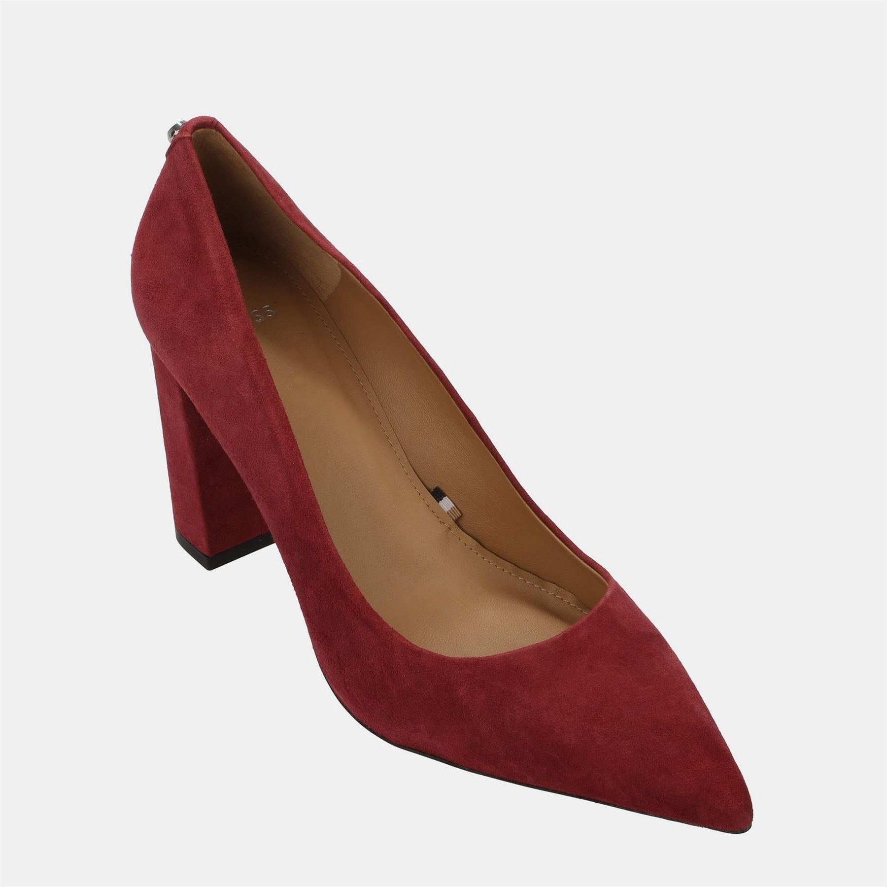 Boss High Heel Block Court Shoes