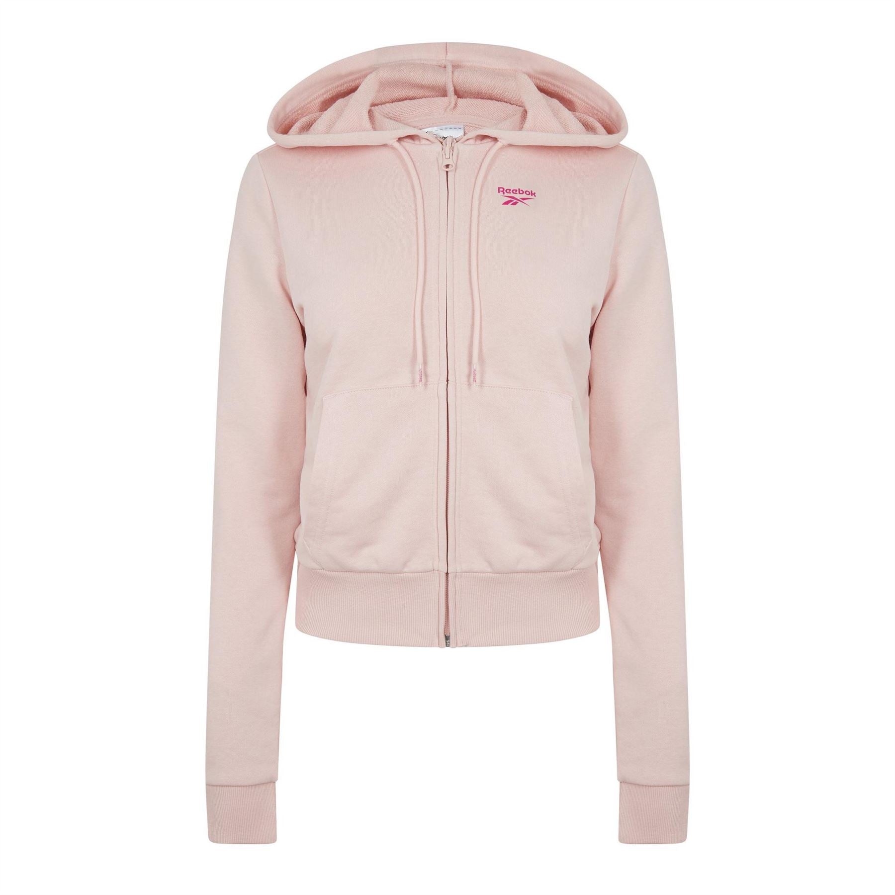 Reebok Hooded French Terry Full-Zip Jacket