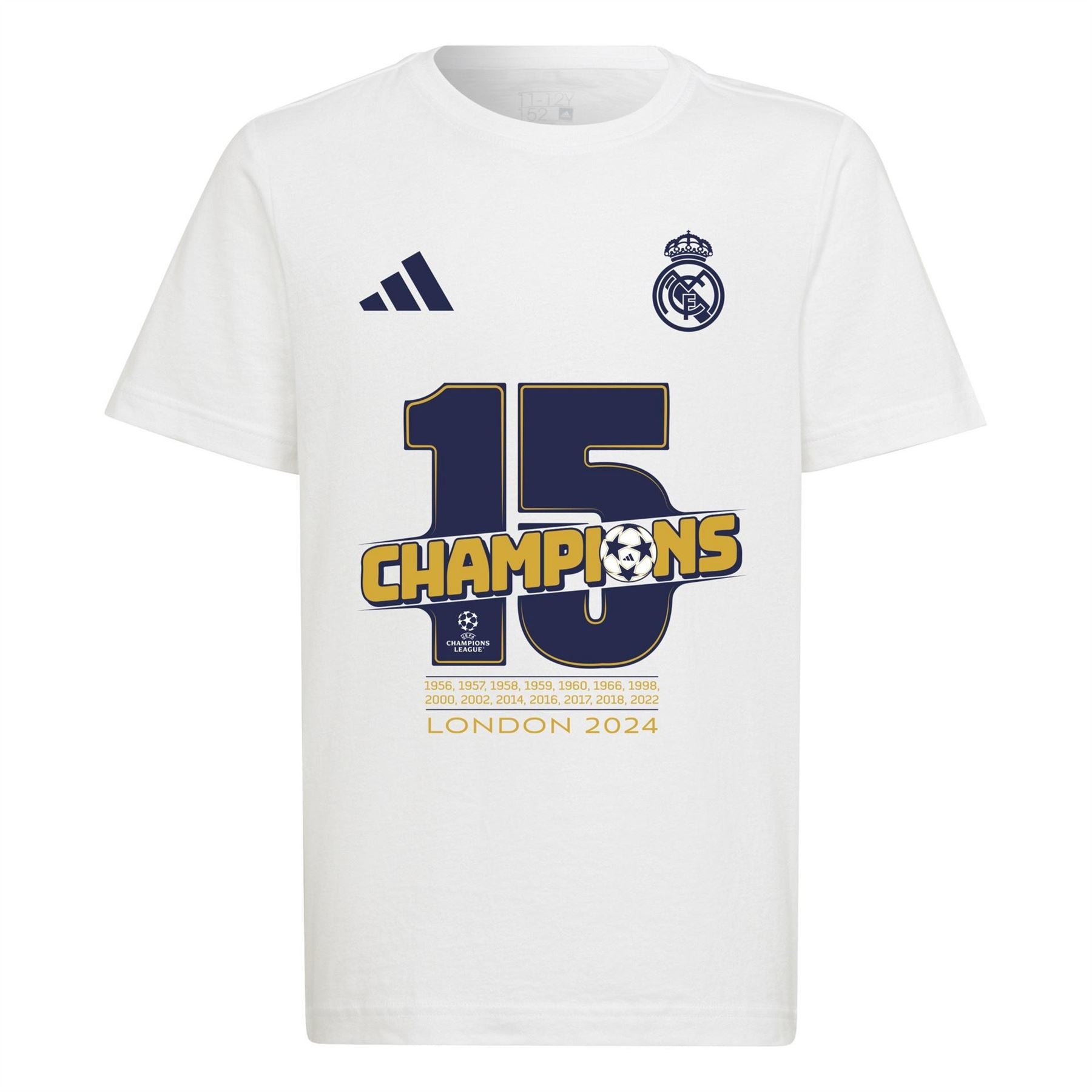 adidas Real Madrid Licensed Short Sleeve T-Shirt
