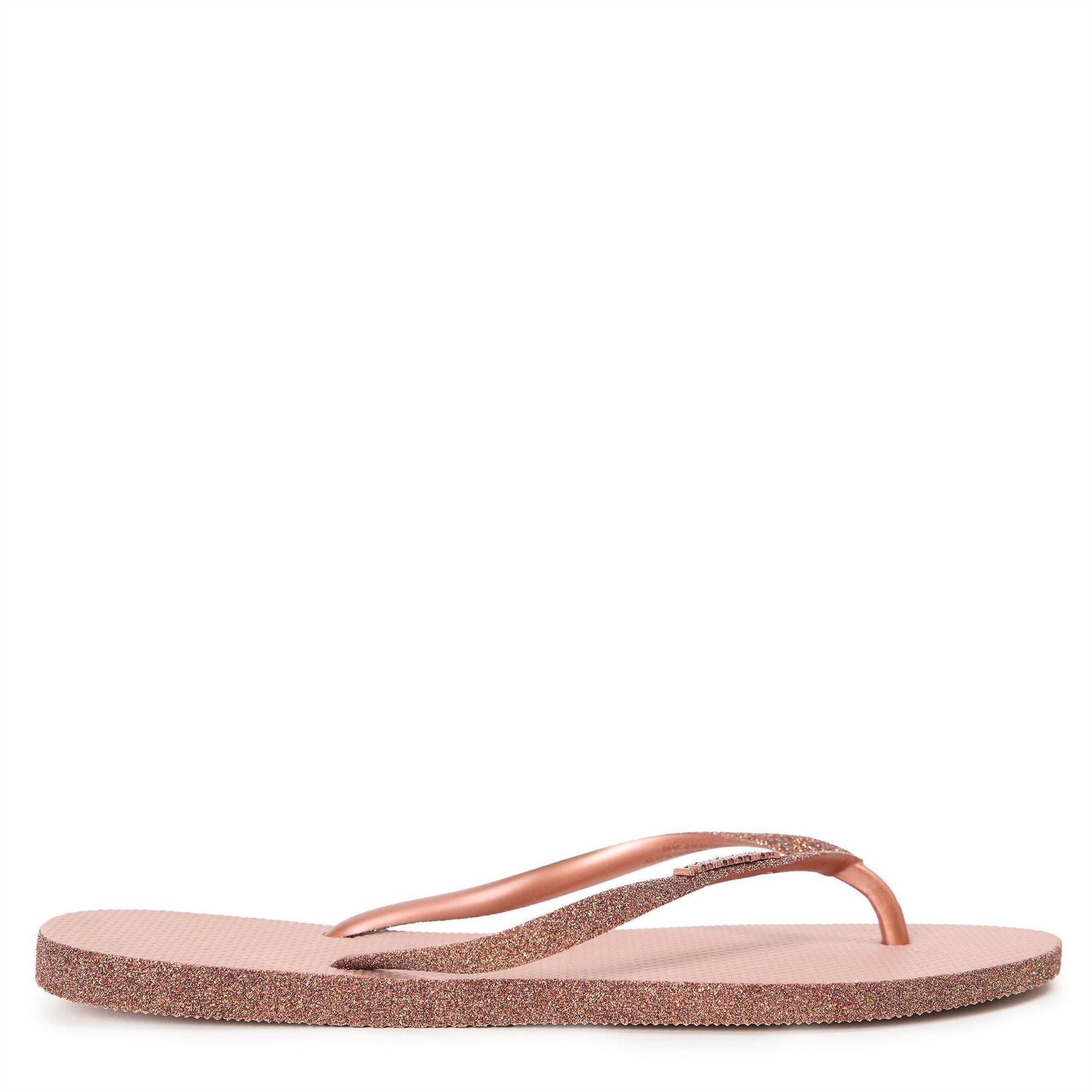 Havaianas Womens Hav. Slim Sparkle Ii Crocus Rose 35 Flip Flops
