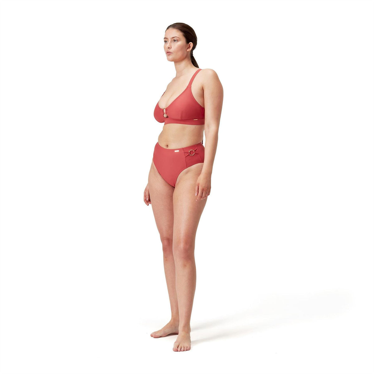 Speedo Shaping High Waisted Performance Bikini Bottom