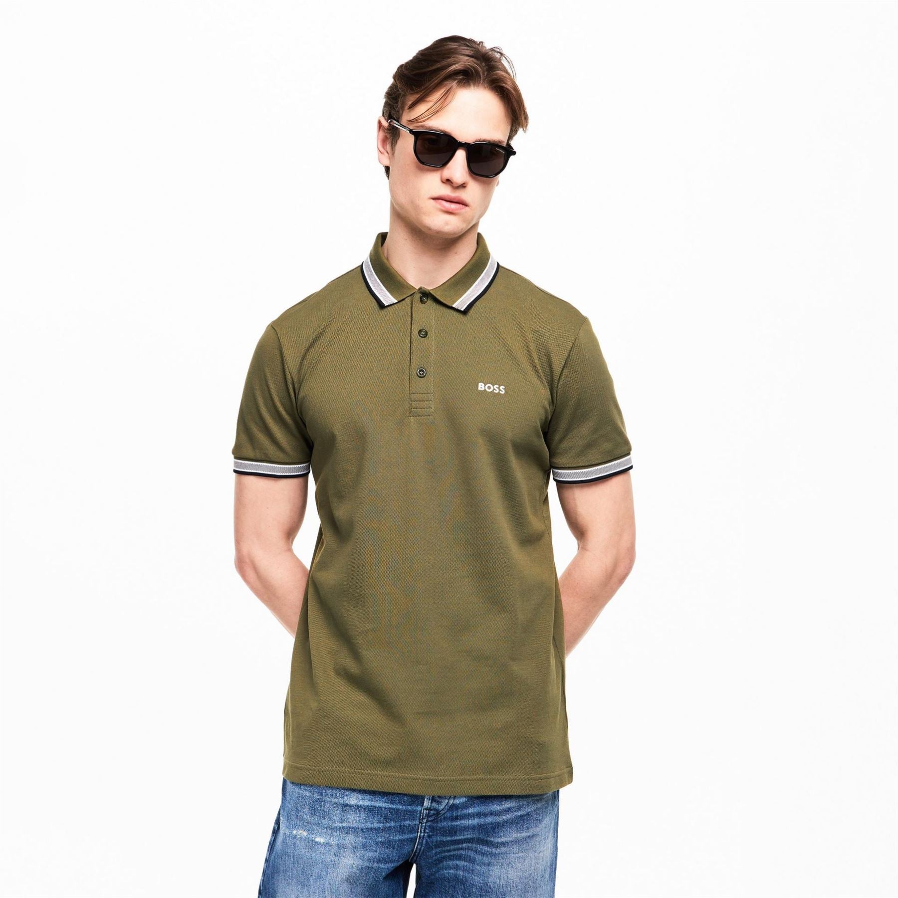 Boss BOSS GREEN Paddy Polo Shirt with Contrast Tipping
