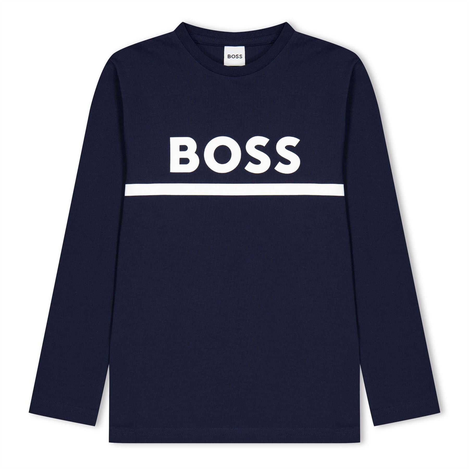 Boss Long Sleeve T-Shirt, Large Logo Design