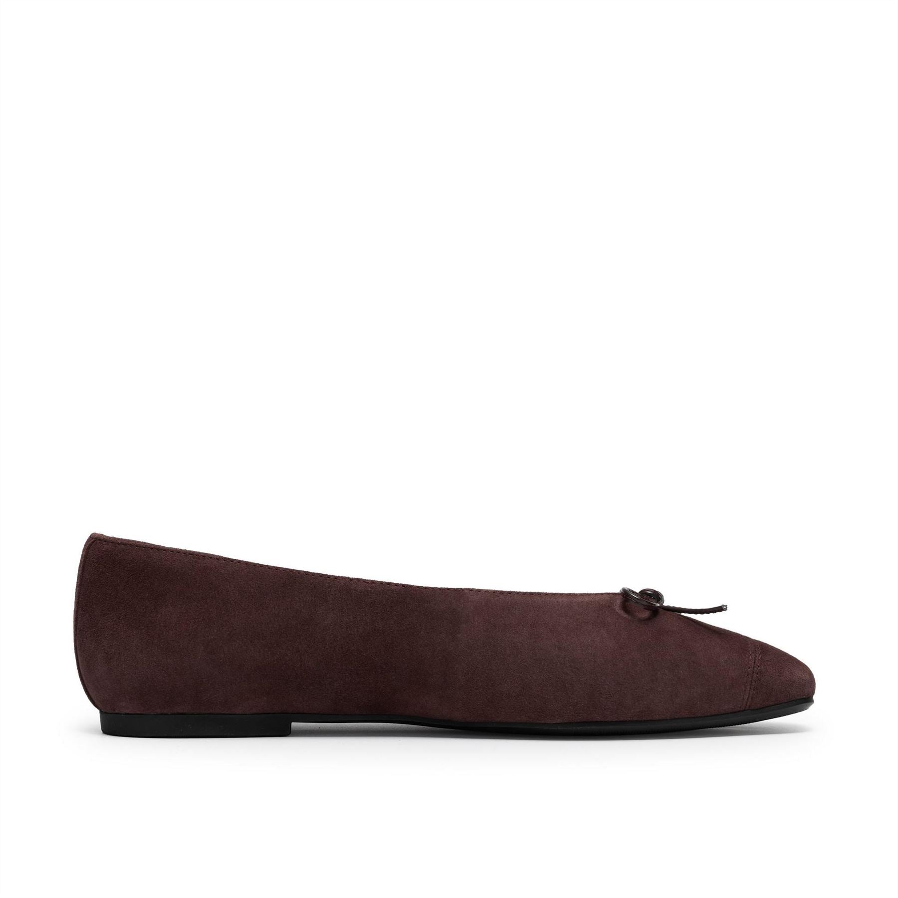 Clarks Befana Bow Closed Toe Flat Pumps