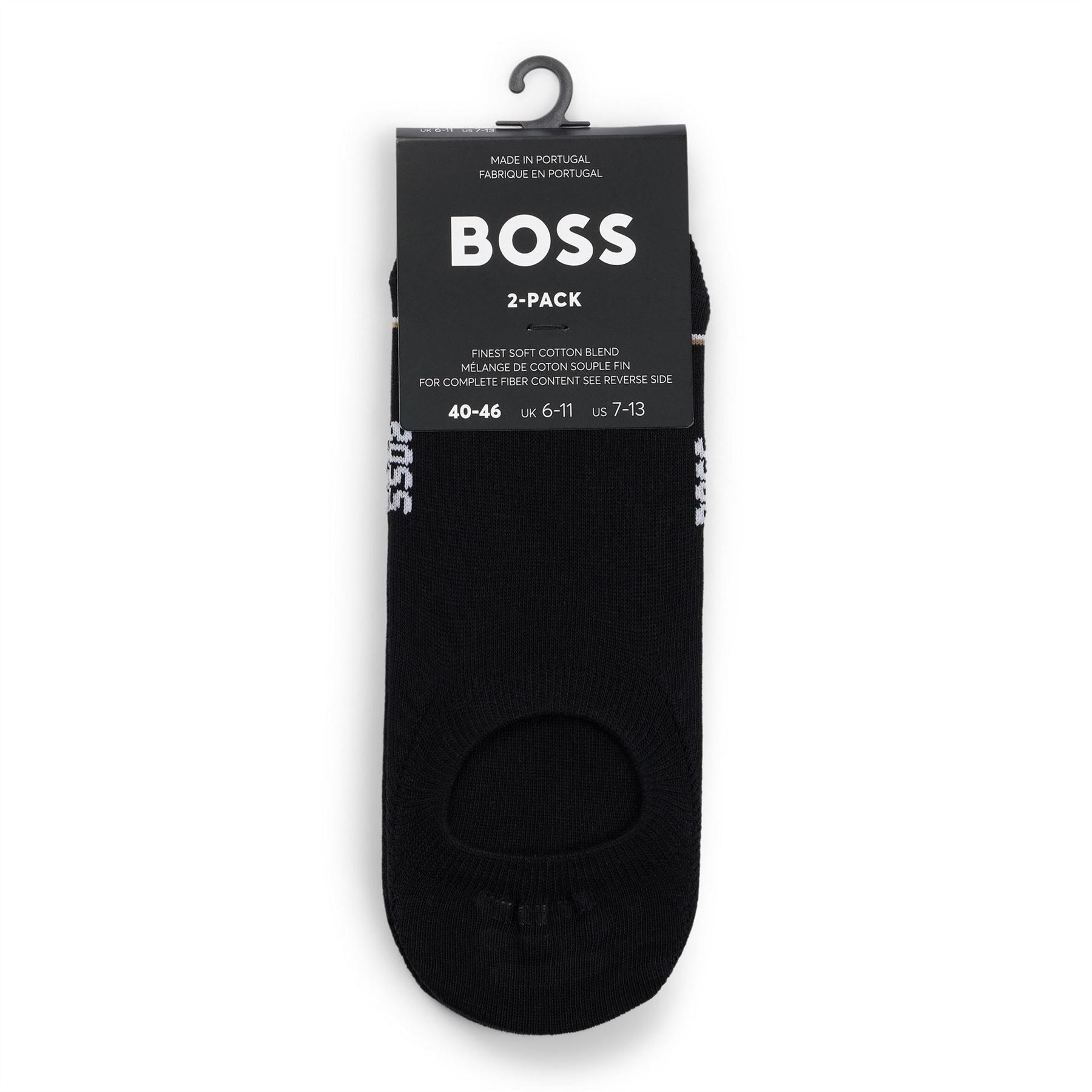Boss BOSS Bodywear 2 Pack Low Socks with Logo Detail