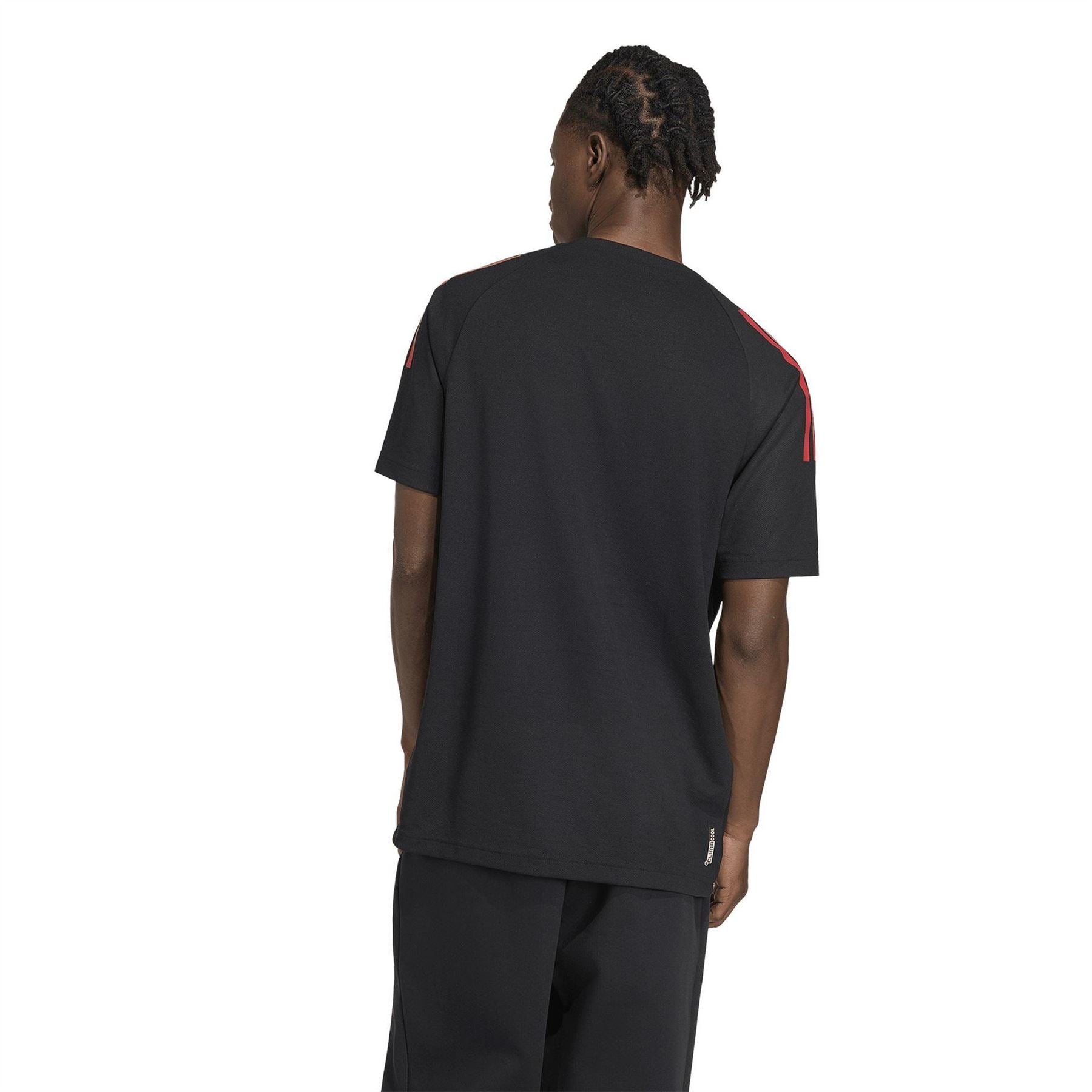 adidas Mens Classic 3 Stripe Sereno T-Shirt