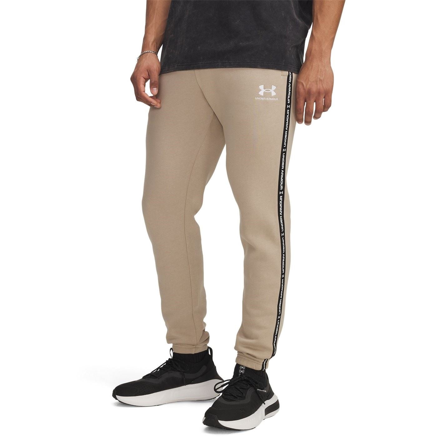 Under Armour Mens Armour Ua Icon Fleece Jogger Taping Joggers