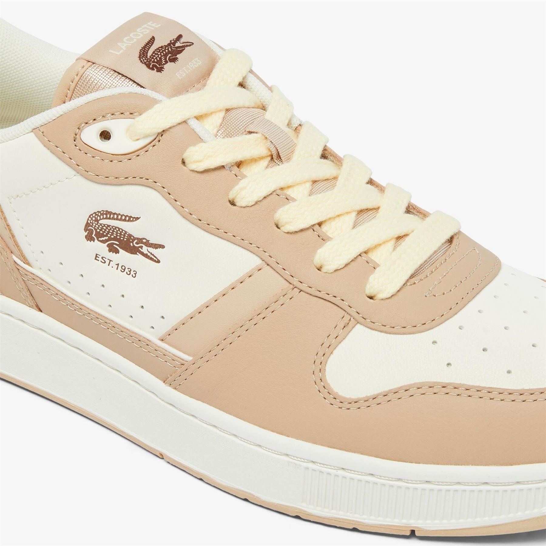 Lacoste Camo Patterned Crocodile Print Low Top Sneakers