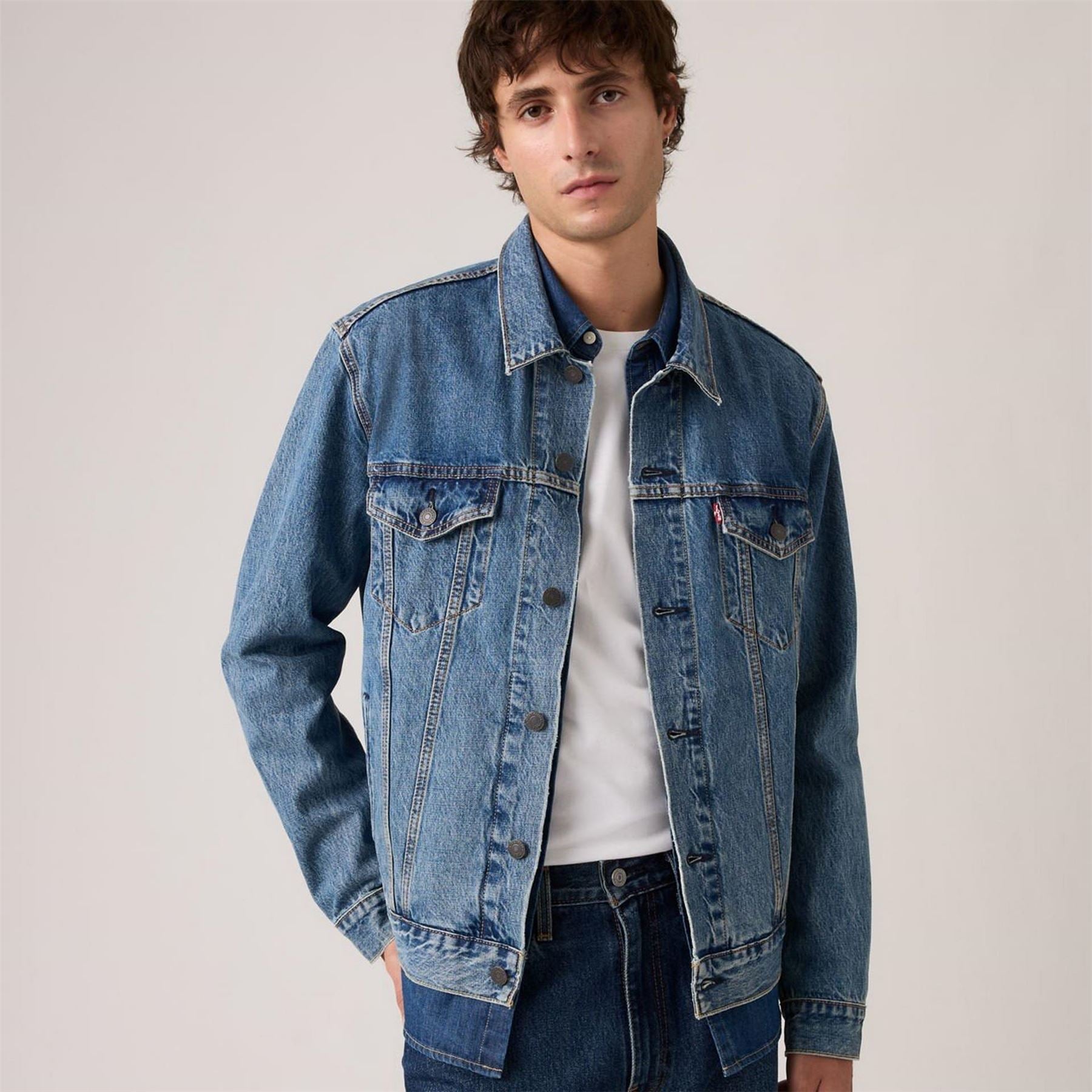 Levis Trucker Cotton Long Sleeve Denim Jacket