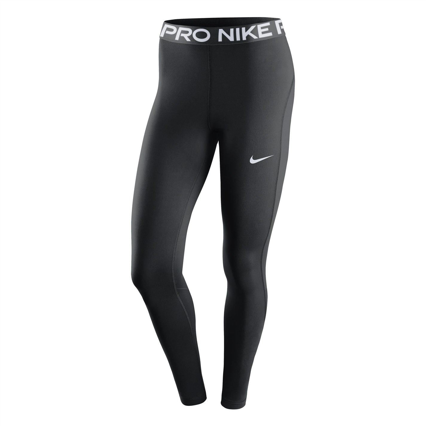 Nike Womens Pro Mid Rise Mesh Panelled Leggings