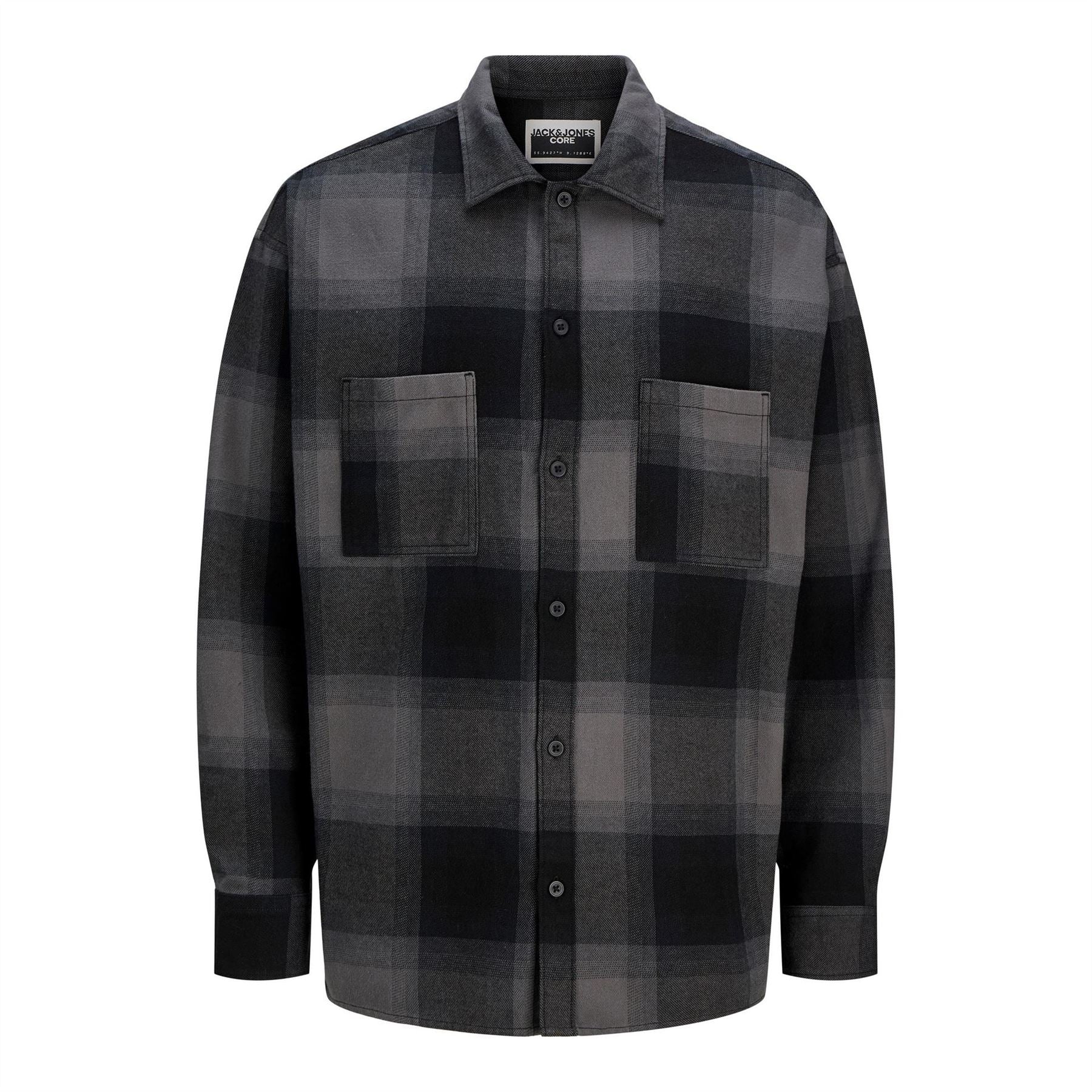 Jack and Jones Darren Regular Fit Long Sleeve Cuff Point Collar Shirt