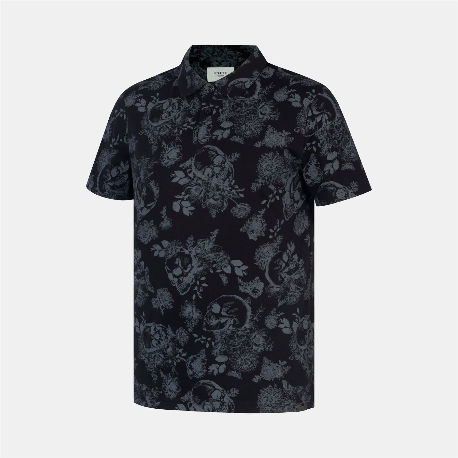 Firetrap Mens All Over Print Polo Top