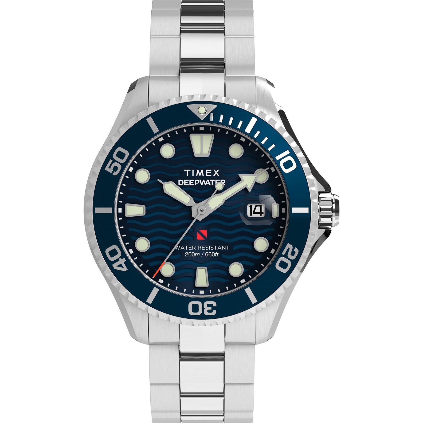 Timex Deepwater Water Resistant Analogue Quartz Watch