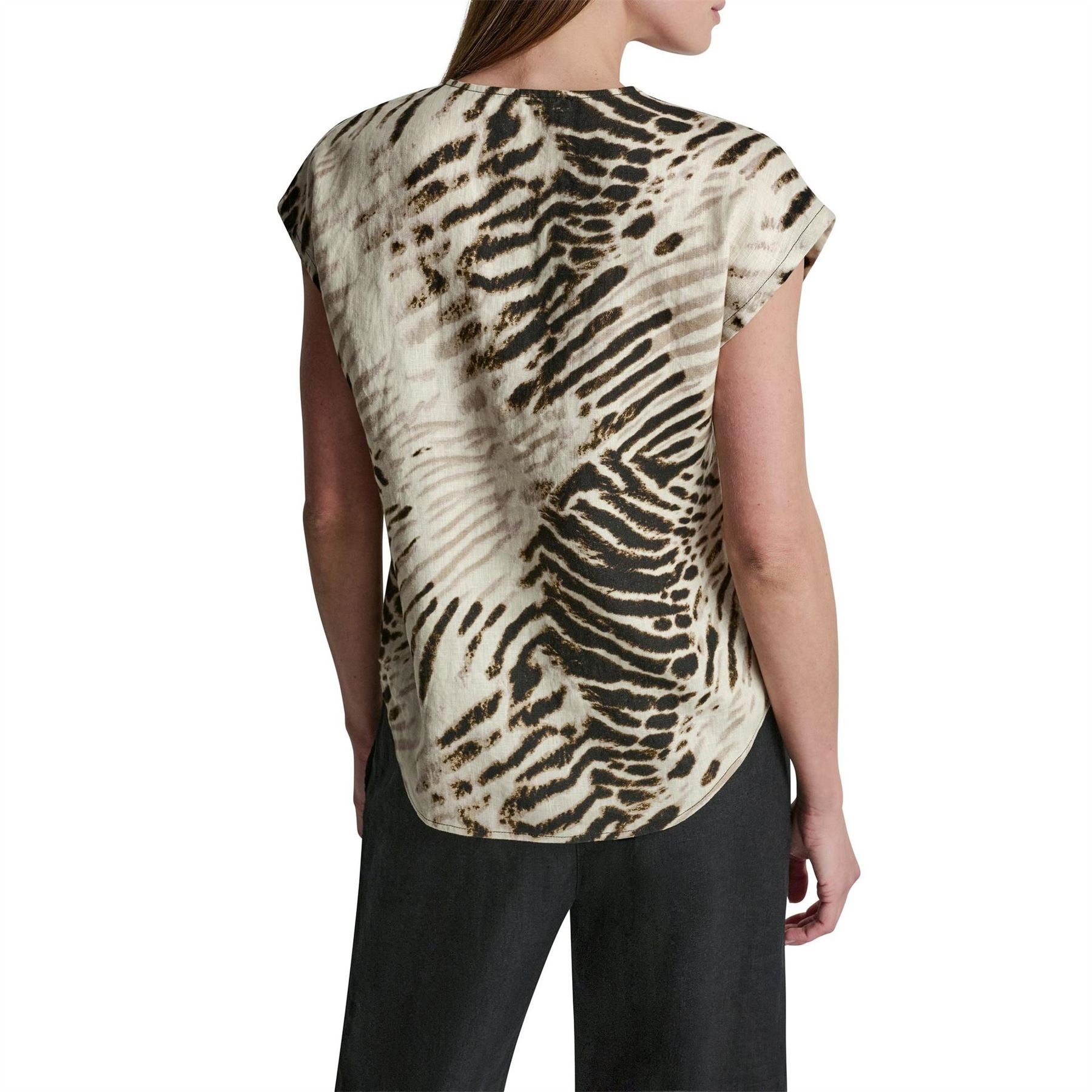 DKNY Short Sleeve Blouse