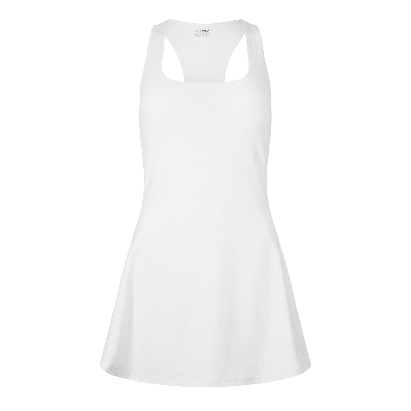USA Pro Pro Racer Square Neck Mini A-Line Dress