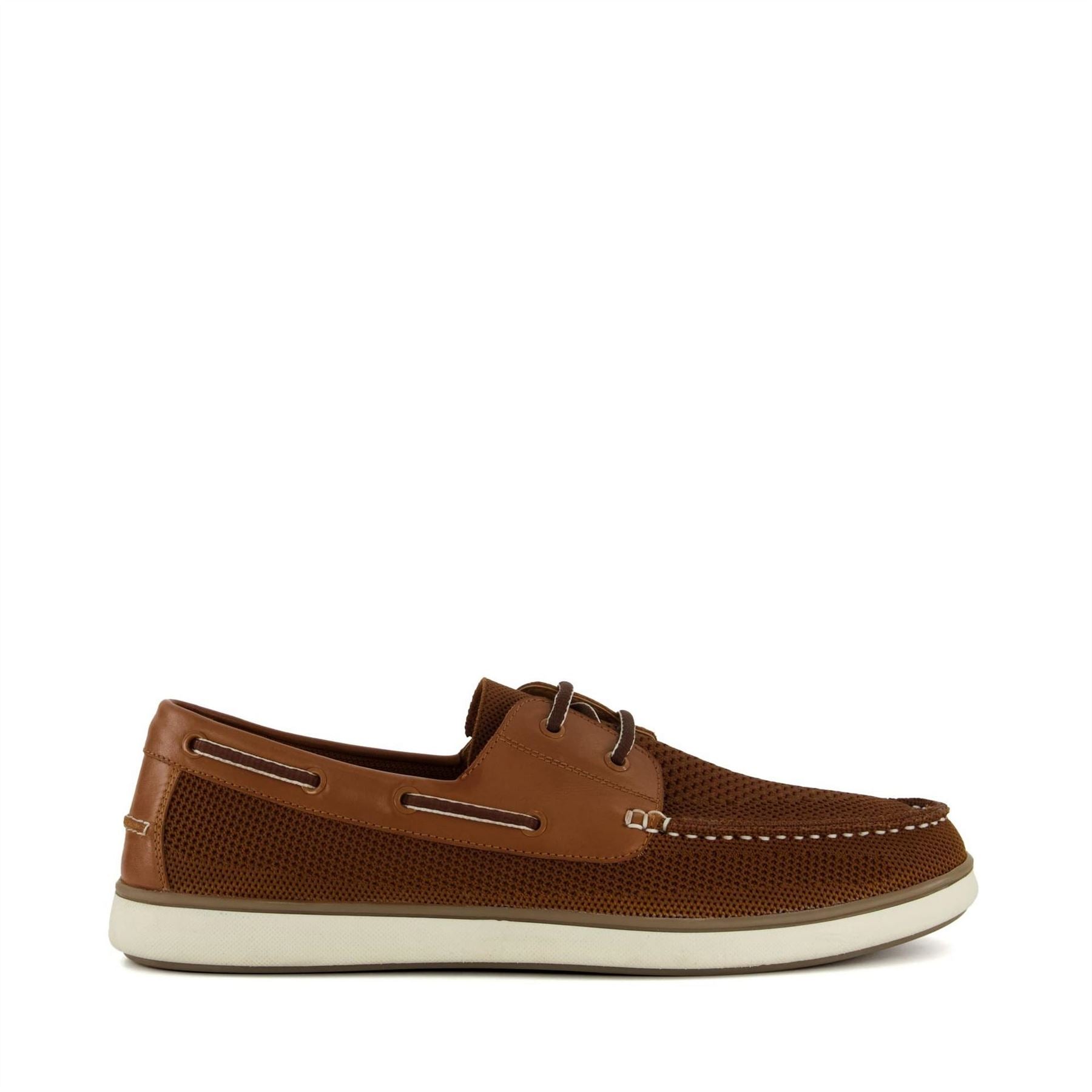 Dune London Flat Heel Round Toe Boat Shoes