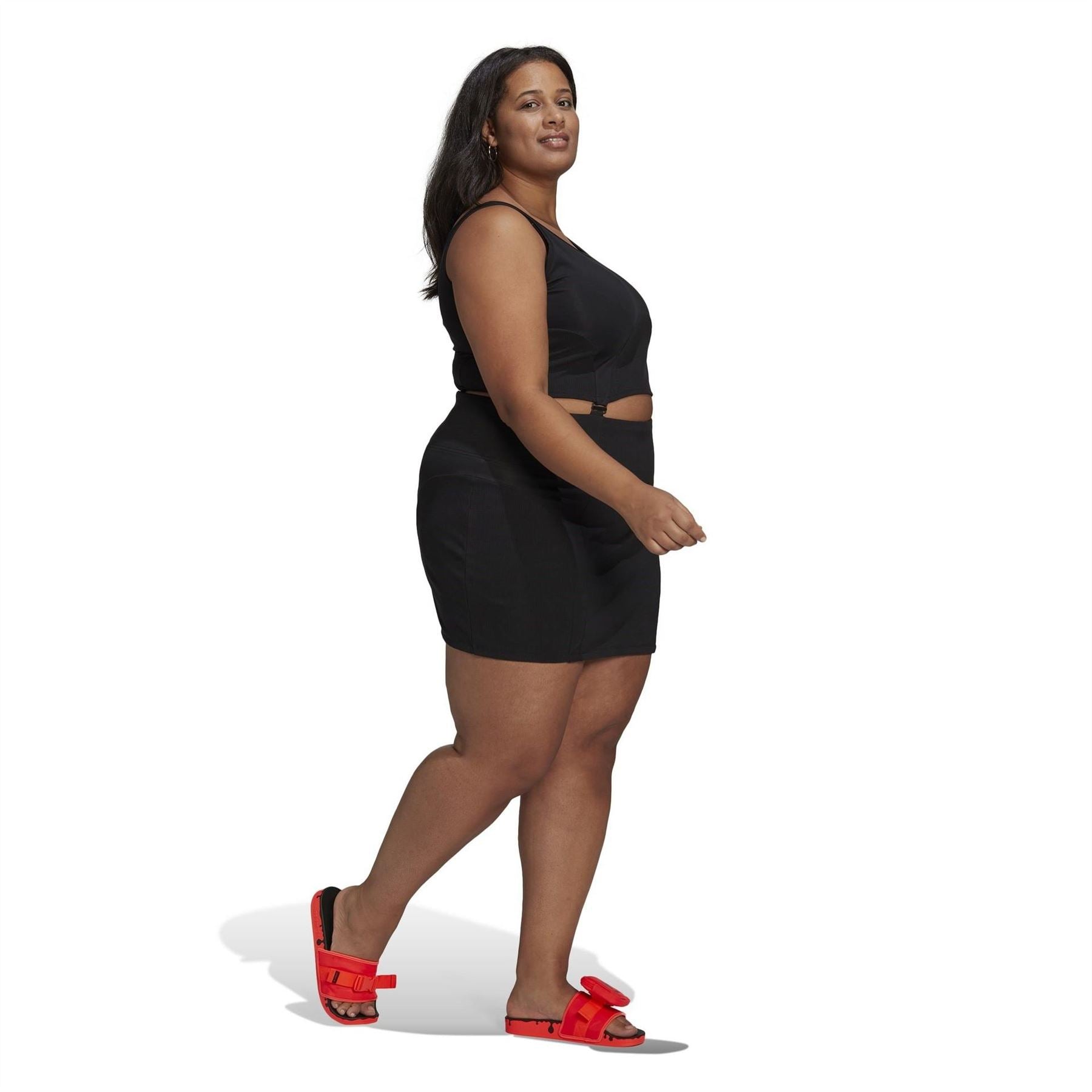 adidas Originals Rib Cut Out Dress