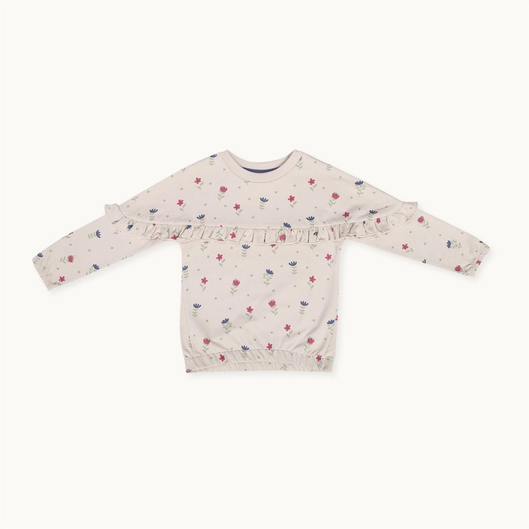 Lilly and Sid Floral Crew Sweatshirt