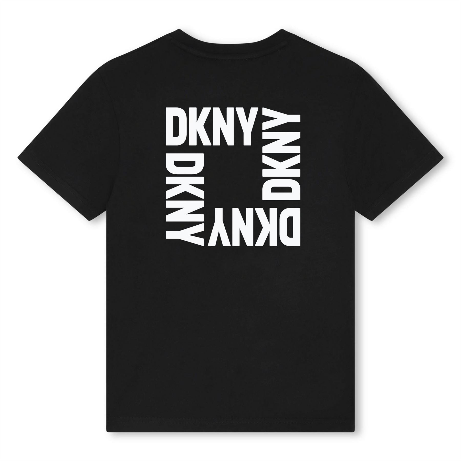 DKNY Regular Fit Crew Neck Lettering T-Shirt