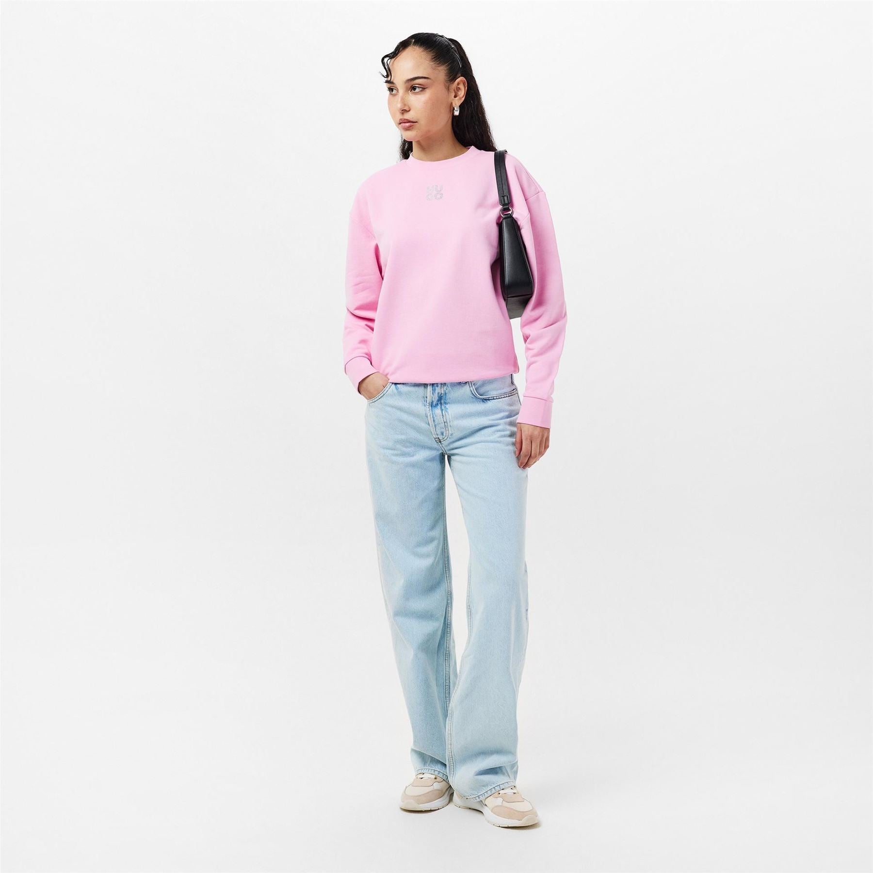 Hugo Crew Neck Regular Fit Long Sleeve Sweater