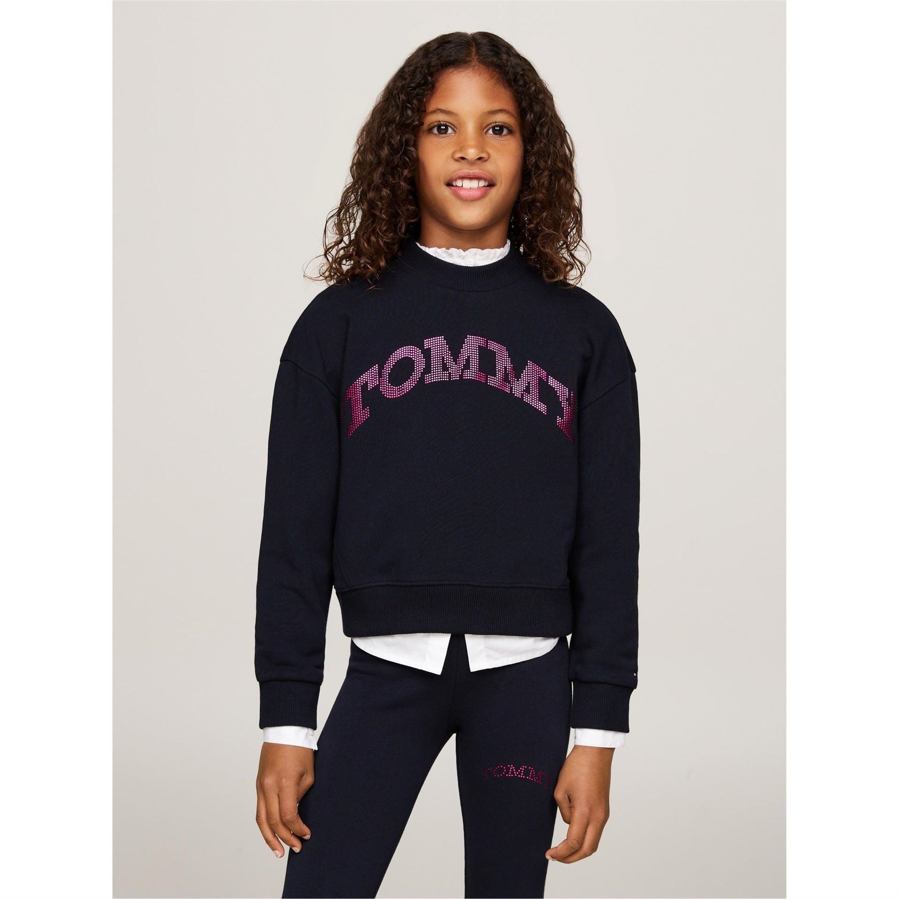 Tommy Hilfiger Foil Crew Neck Sweatshirt Juniors