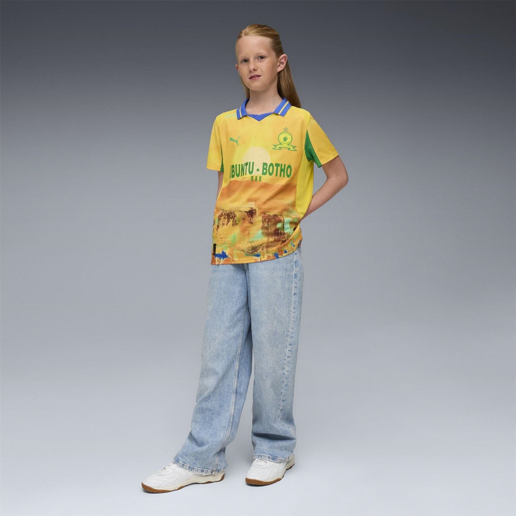 Puma X Kidssuper Mamelodi Sundowns Home Shirt 2025 2026 Juniors