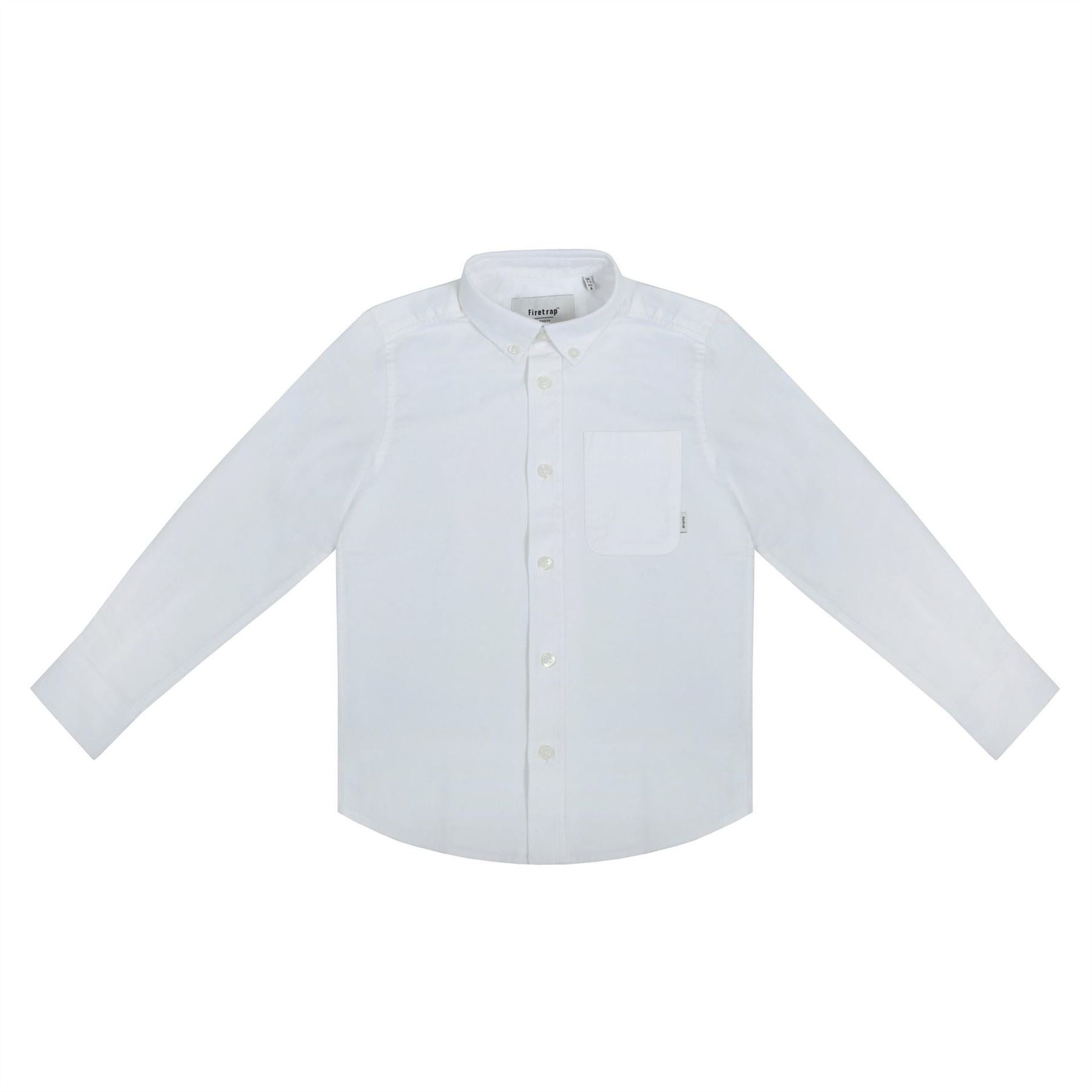 Firetrap Oxford Regular Fit Long Sleeve Shirt