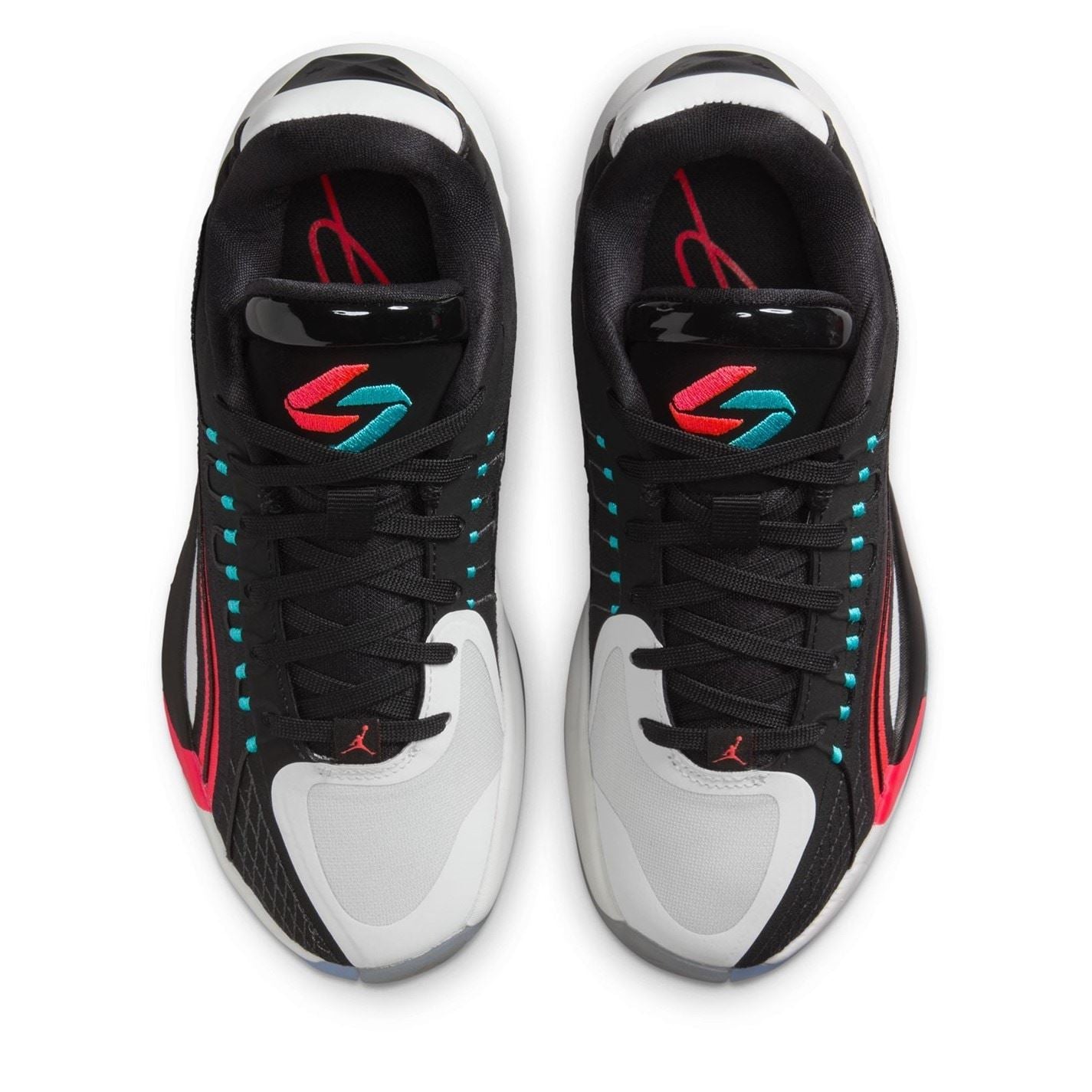 Air Jordan Luka 4 Graphic Print Low Top Sneakers