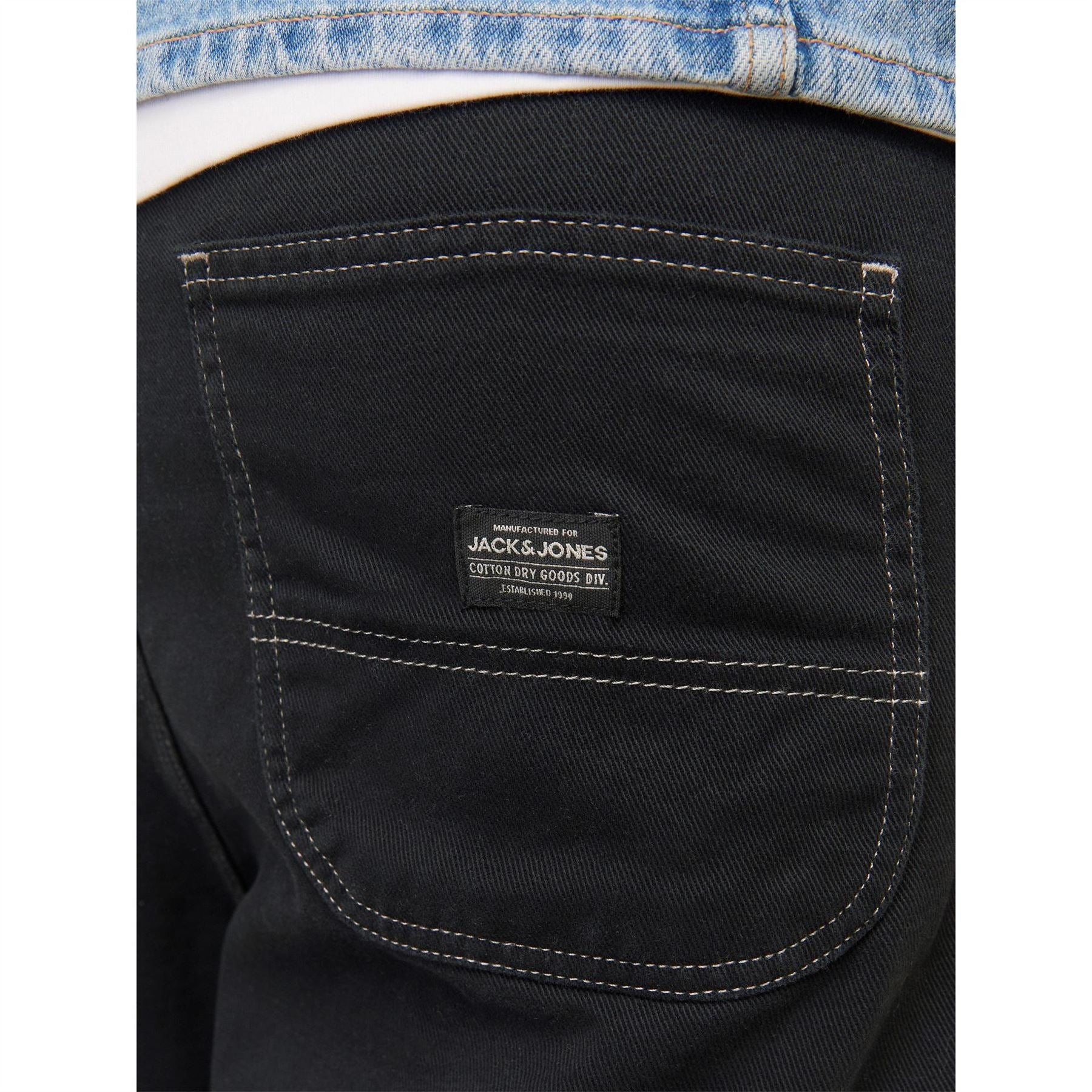 Jack and Jones Owen Solid Patterned Wide Leg Cargo Pants