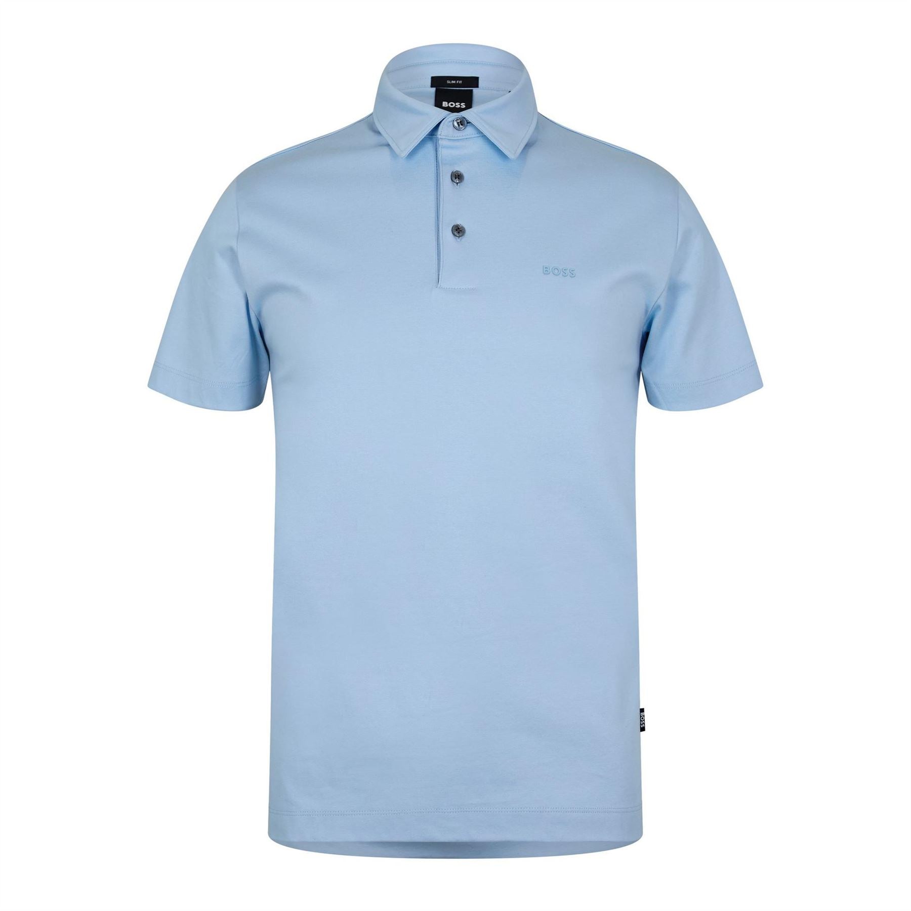 Boss BOSS BLACK Short Sleeve Polo Shirt with Logo Detail   Slim Fit