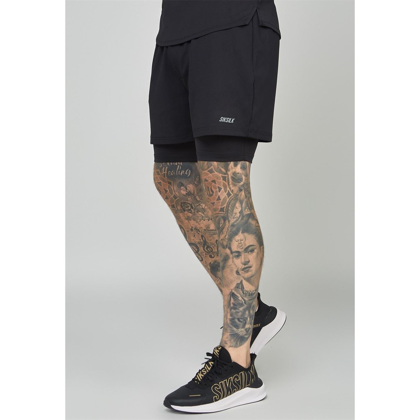 SikSilk Dual Athletic Shorts