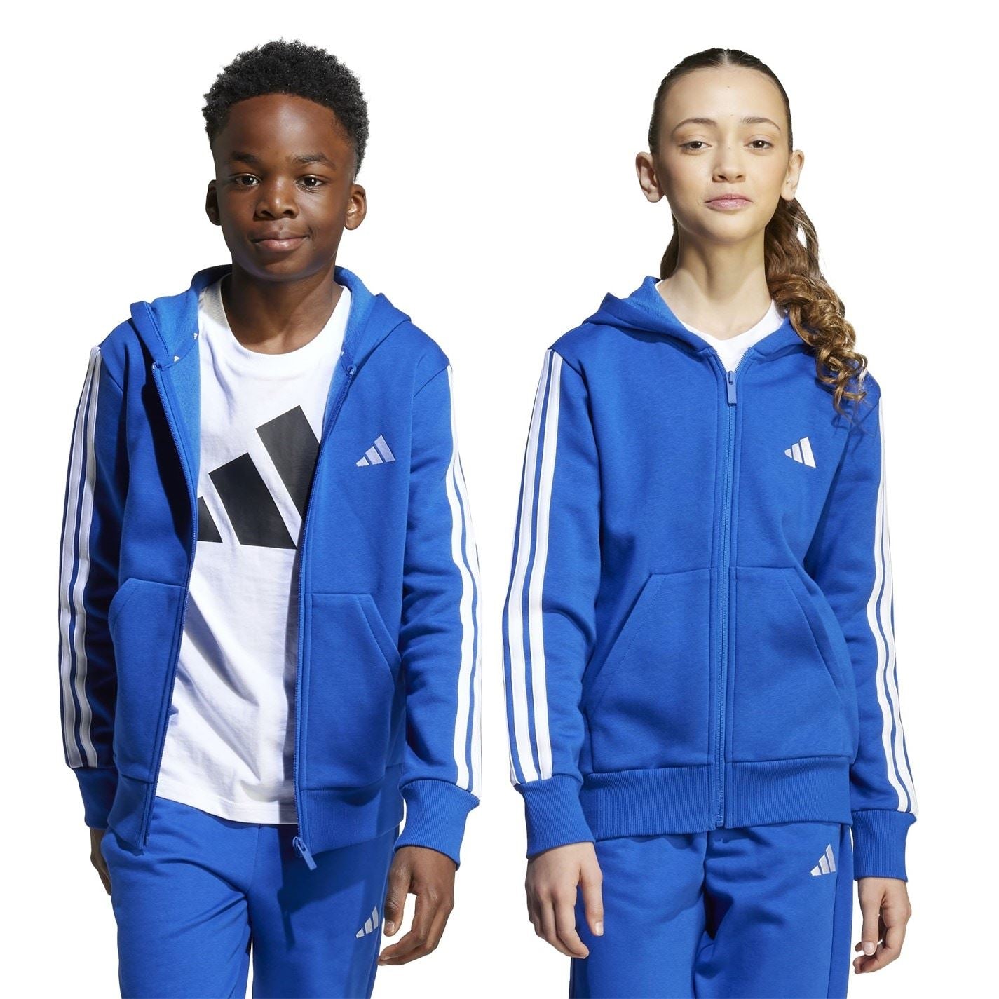 adidas Essentials 3 Stripes Hoodie Kids