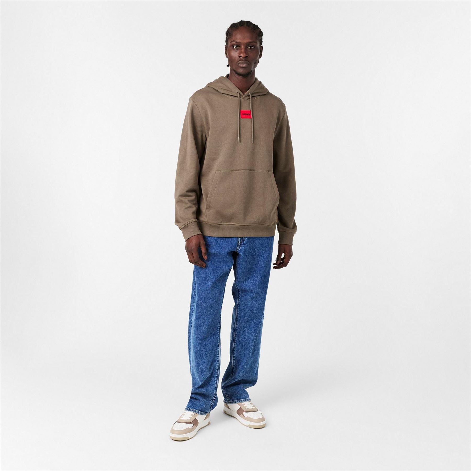 Hugo HUGO Daratschi Drawstring Hoodie   Contemporary Streetwear Design