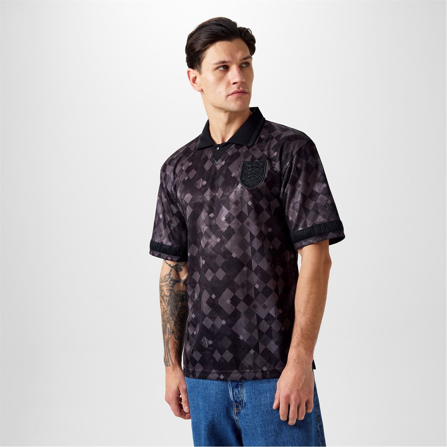 Score Draw England 1990 Black Out RetrOvershirtt