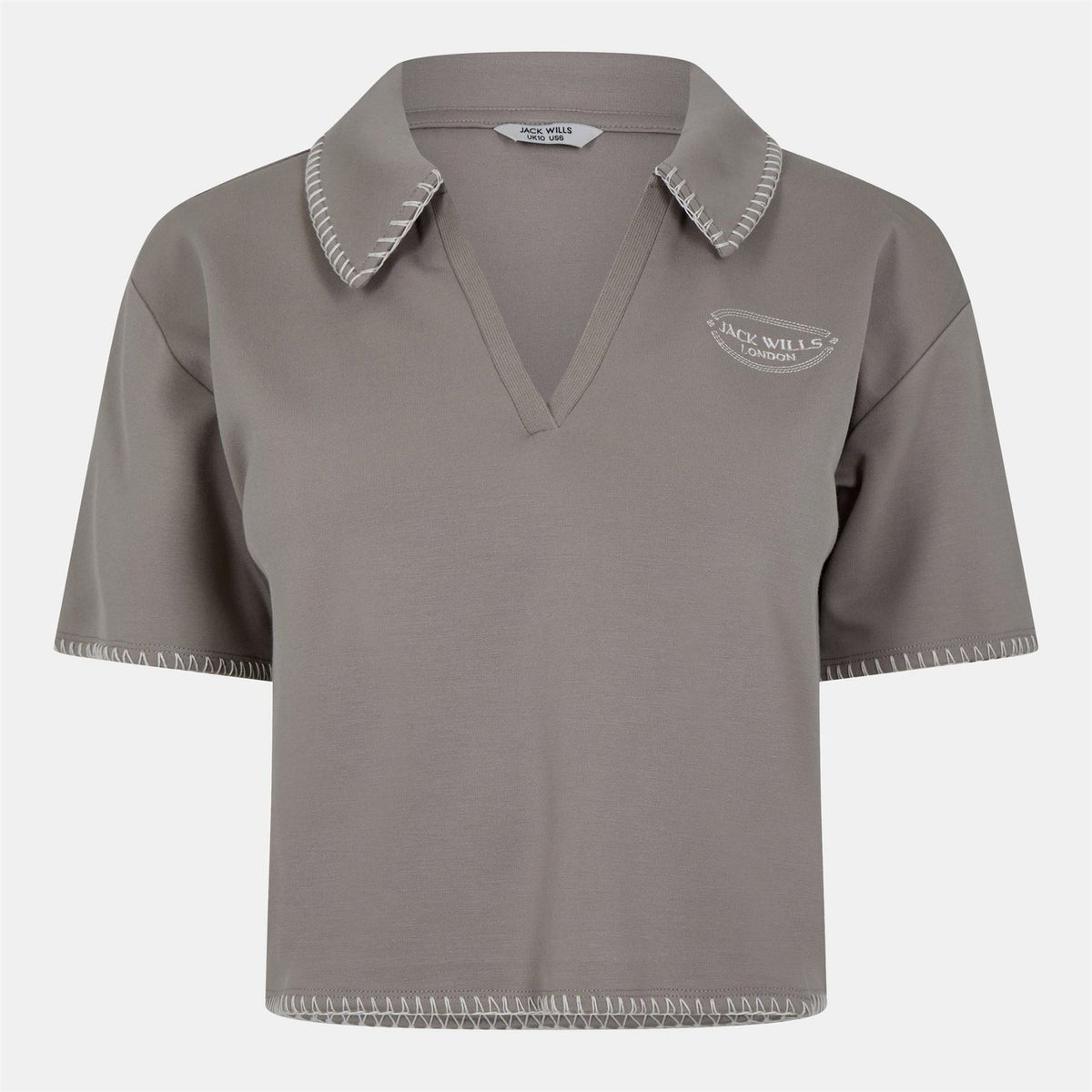 Jack Wills Cropped Relaxed Fit Collared Shirt