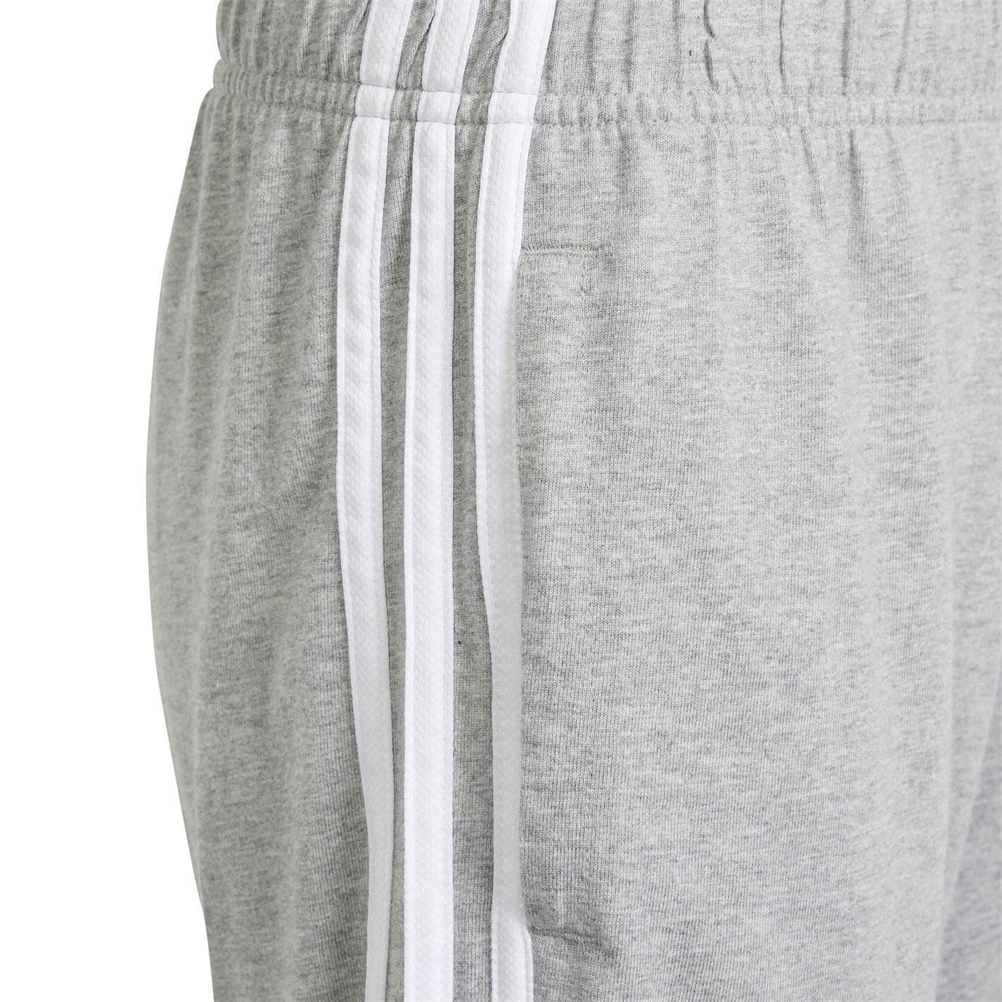 adidas Essentials 3 Stripe Jersey Short Juniors