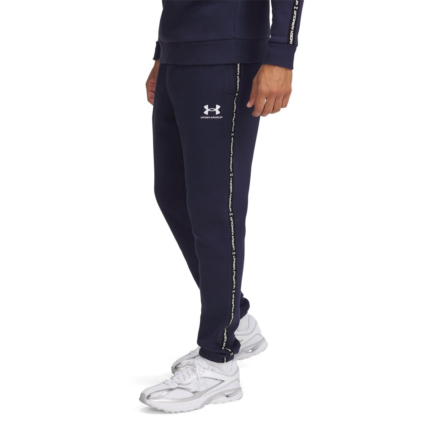 Under Armour Icon Taping Closed Hem Fleece Joggers