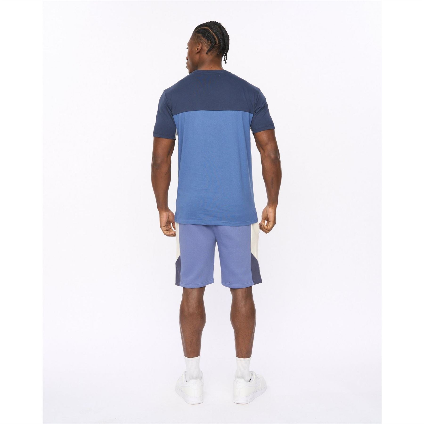 Crosshatch Castlebay Bold Logo Crew Neck Short Sleeve T-Shirt