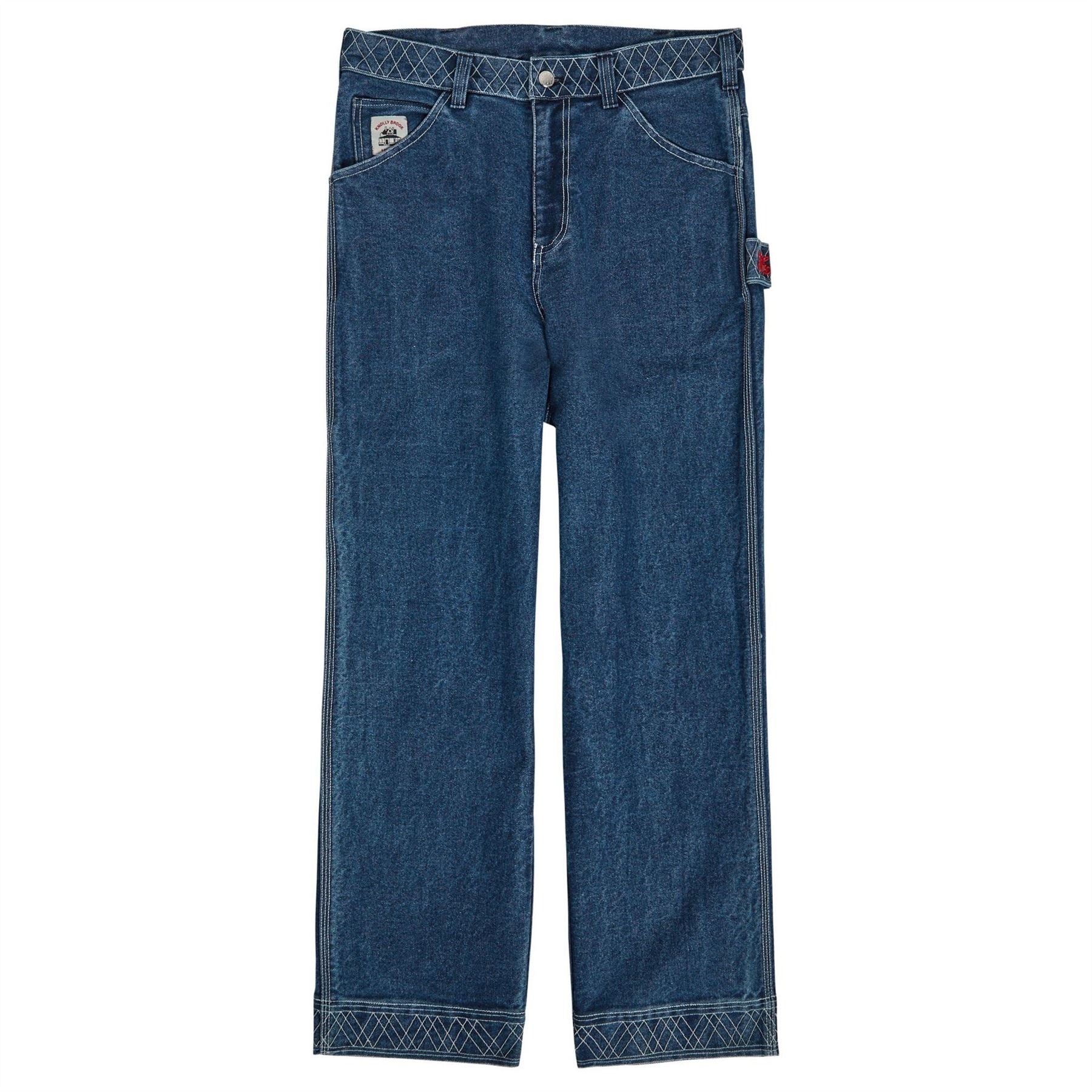 Bode Denim Embroidered kn