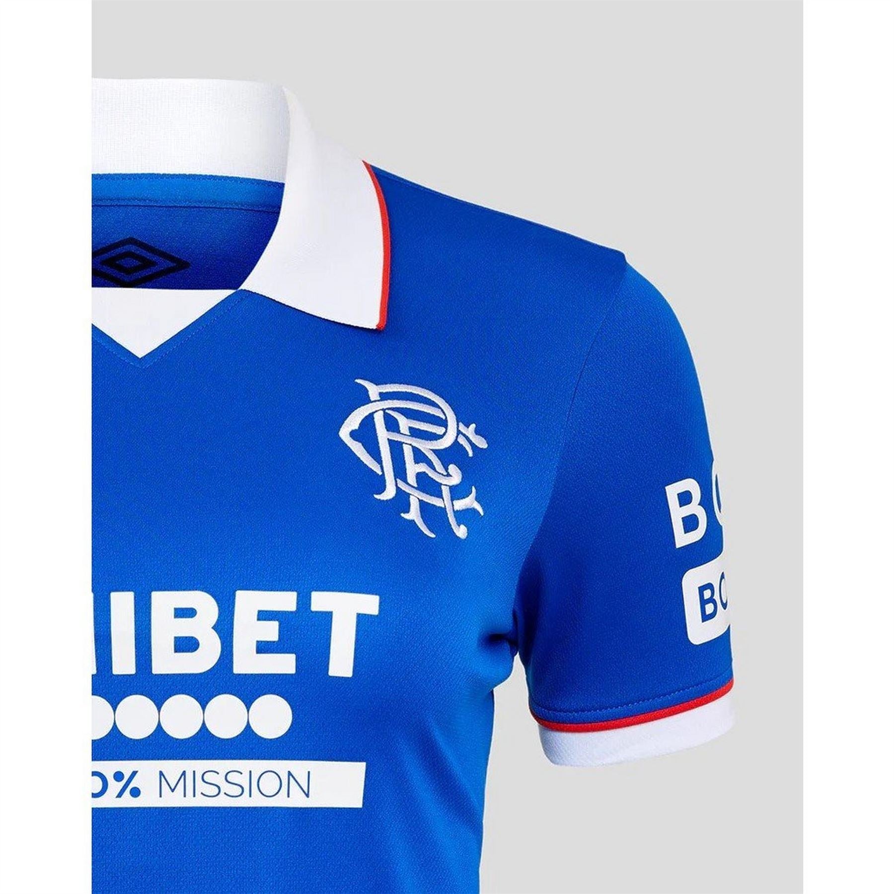 Umbro Womens Rangers Home Football Shirt 2025 2026