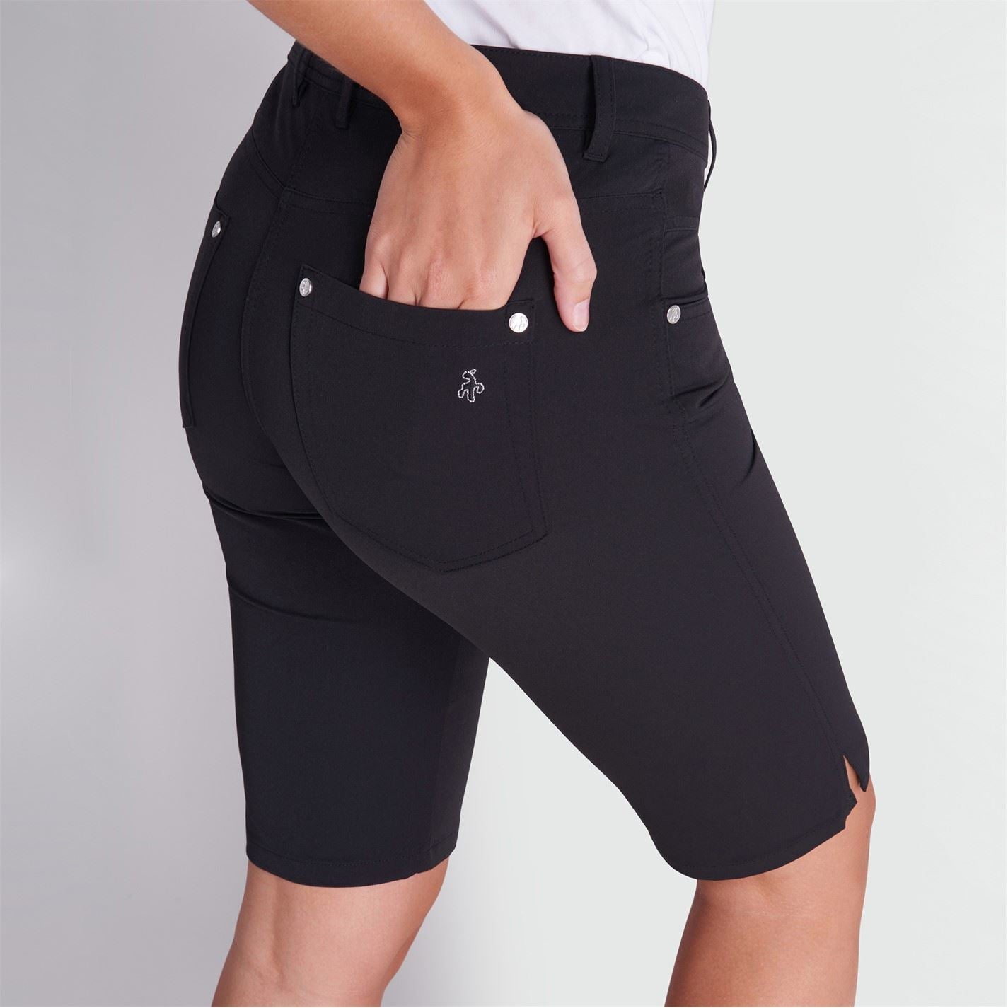 Calvin Klein Golf G T Solid Patterned Slim Bermuda