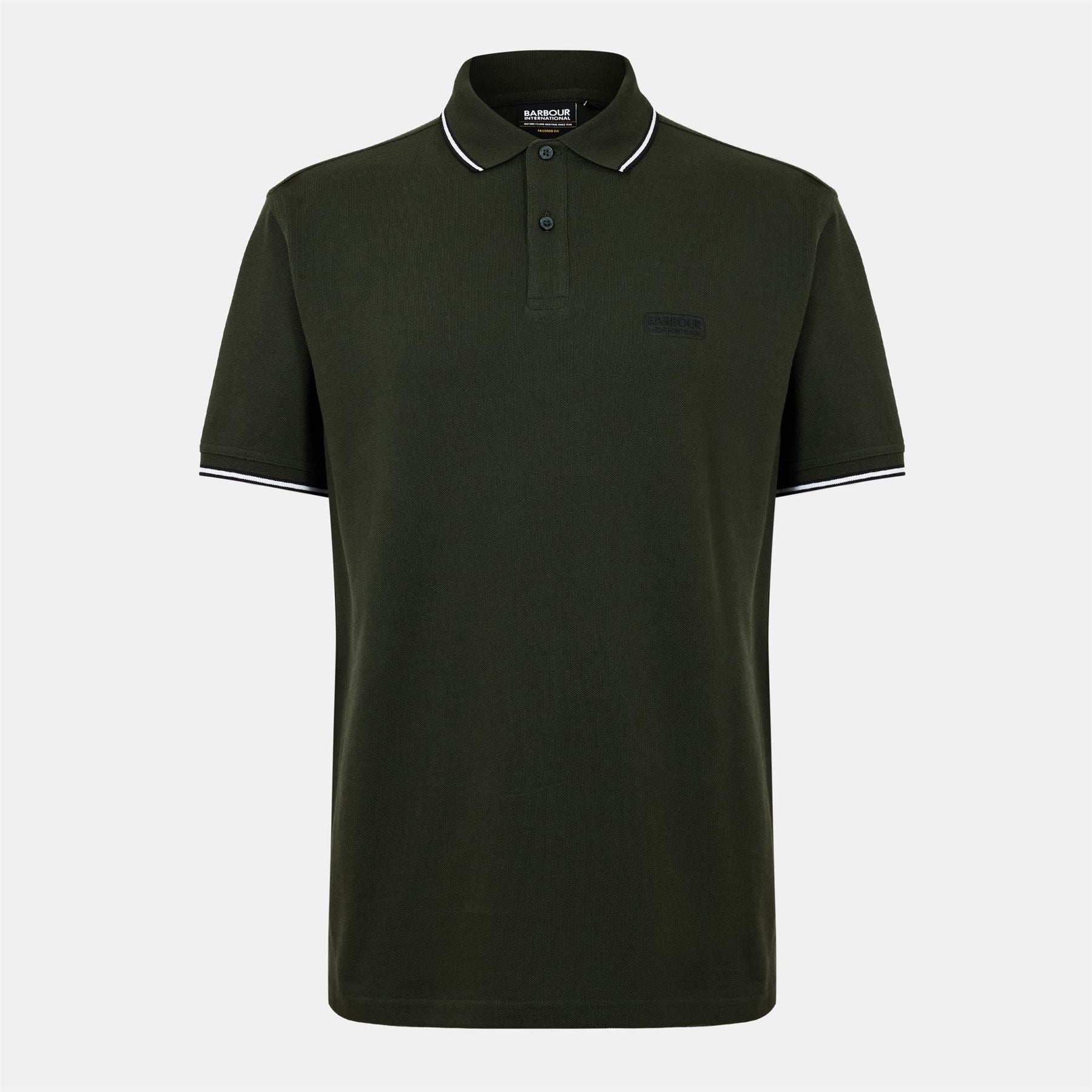 Barbour International Tipped Short Sleeve Polo Shirt