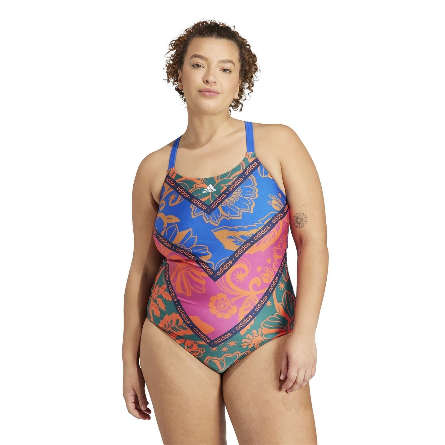 adidas Farm Floral One Piece Swimsuit