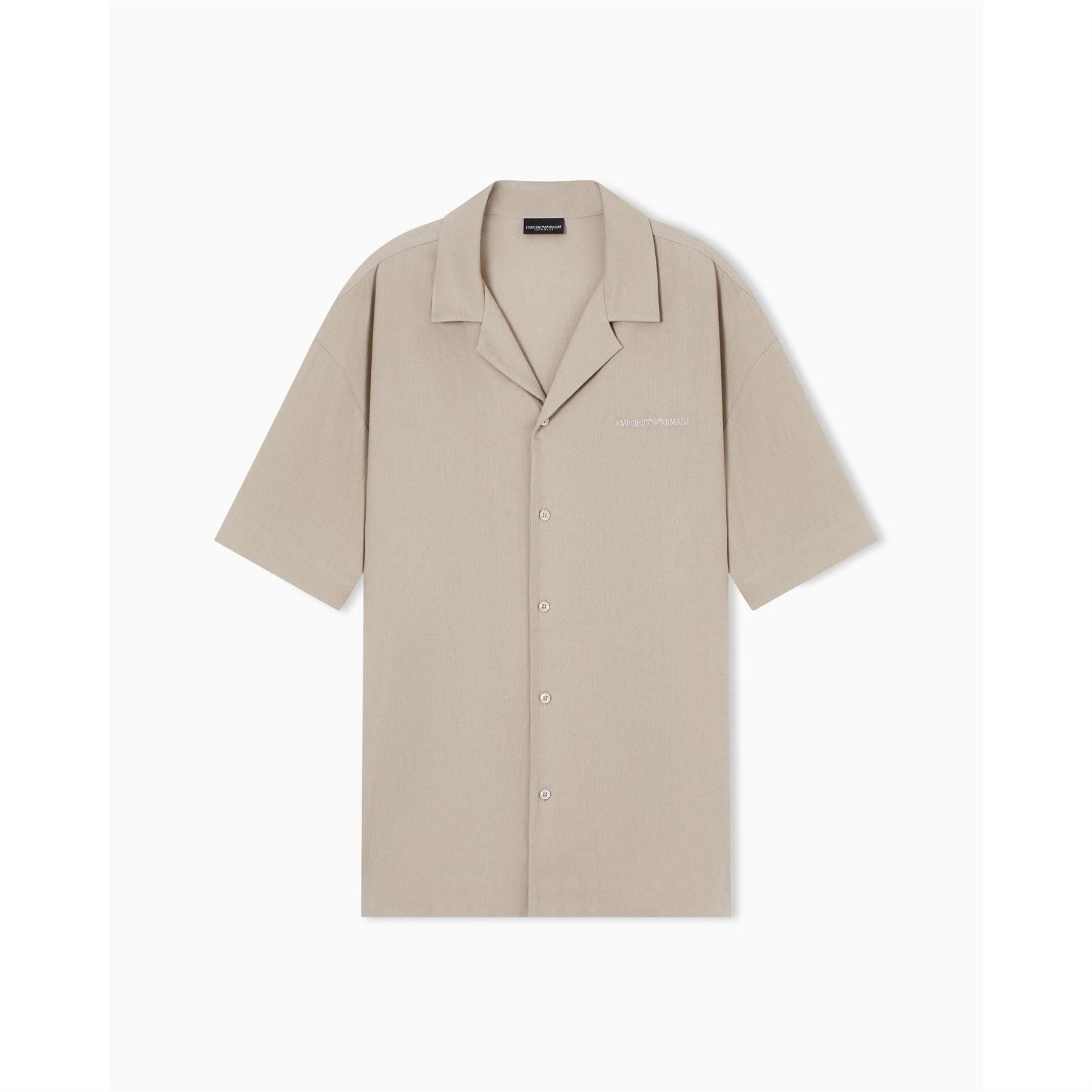 Emporio Armani Short Sleeve Plain Shirt