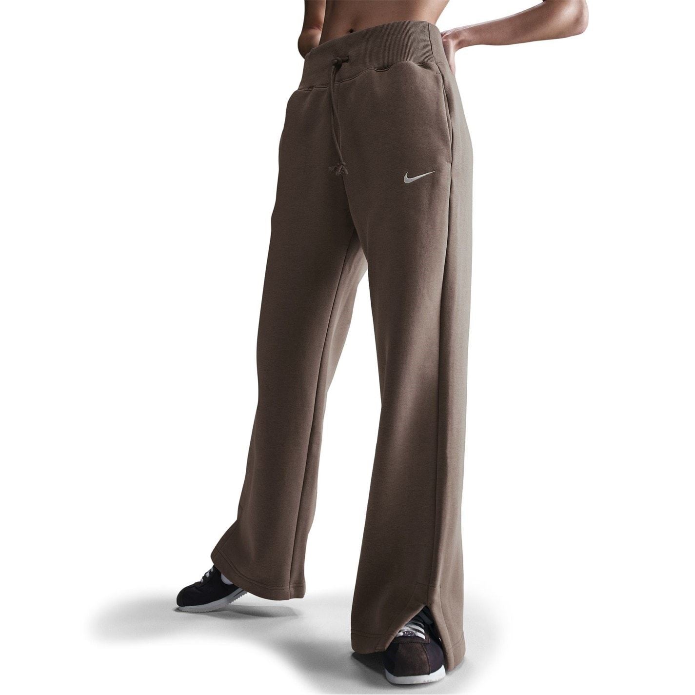 Nike Womens Sportswear Phoenix Fleece High Waisted Wide Leg Sweatpants