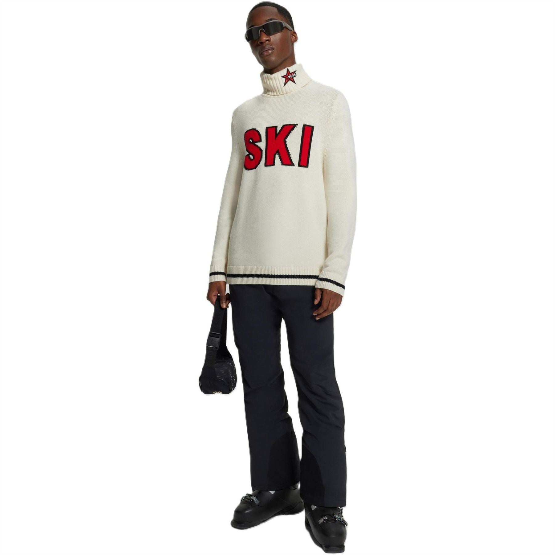 Boss Turtle Neck Long Sleeve Regular Fit Sweater